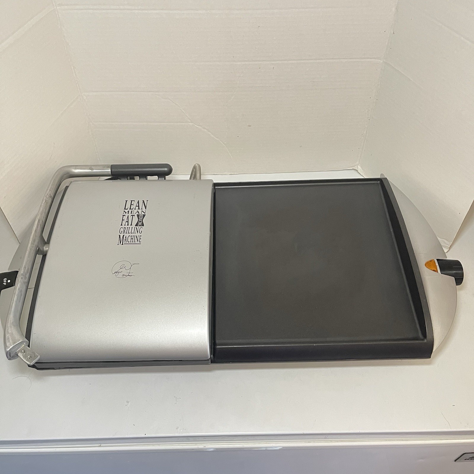 George Foreman G2 Griddle / Grill COMBO GF20G – Large 100 Square Inch Cook Area