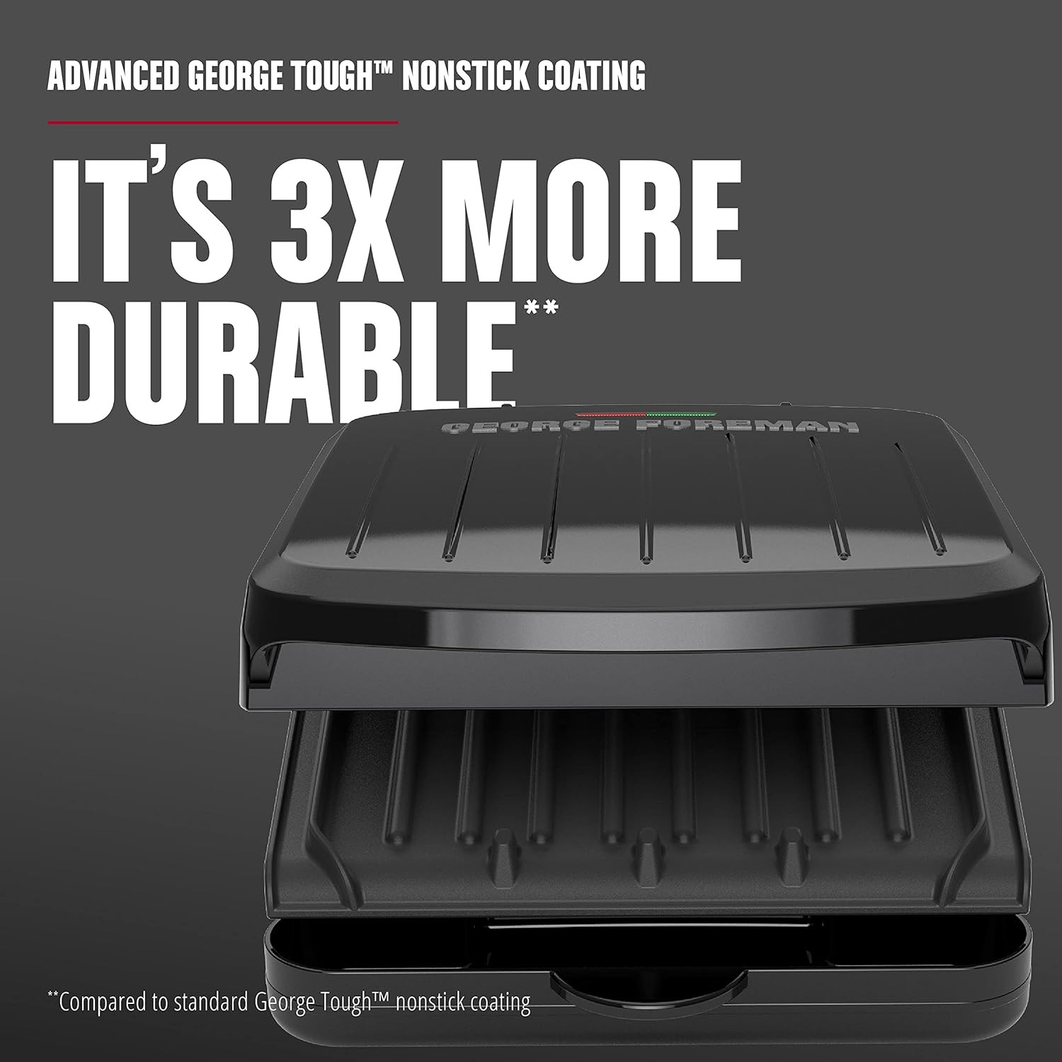 Compact 2-Serving Electric Indoor Grill and Panini Press for 1–2 People, Classic