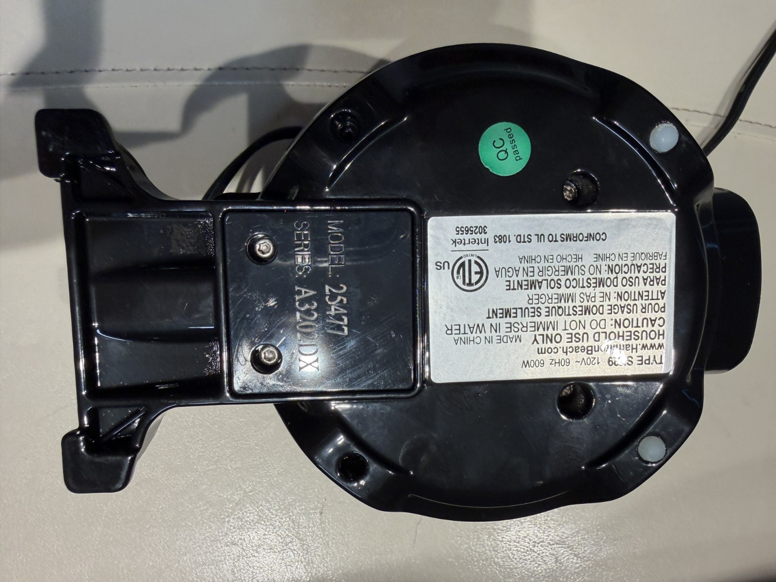 Hamilton Beach Breakfast Sandwich Maker Black Compact Electric Cooker