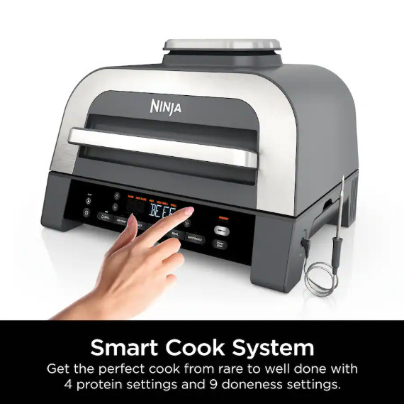 Ninja – Foodi Smart XL 6-in-1 Countertop Indoor Grill with Smart Cook System