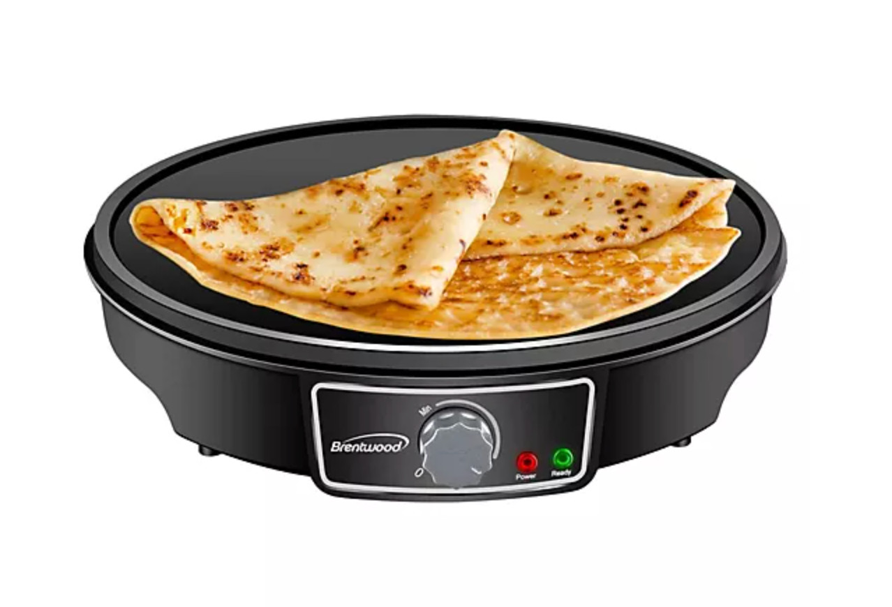 Brentwood 12-Inch Electric Non-Stick Crepe Pancake Maker