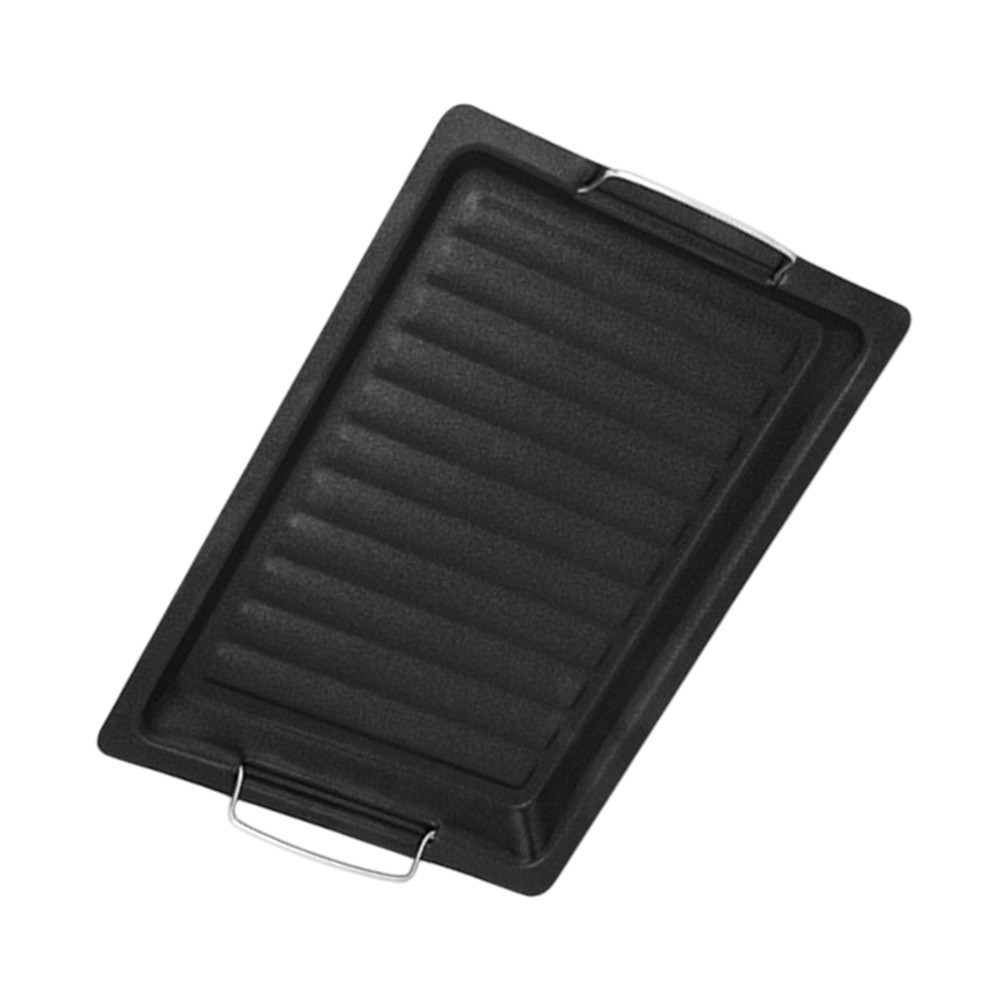 For Outdoor Baking Pan 25x30cm Iron Construction with Smooth Non-Stick Release