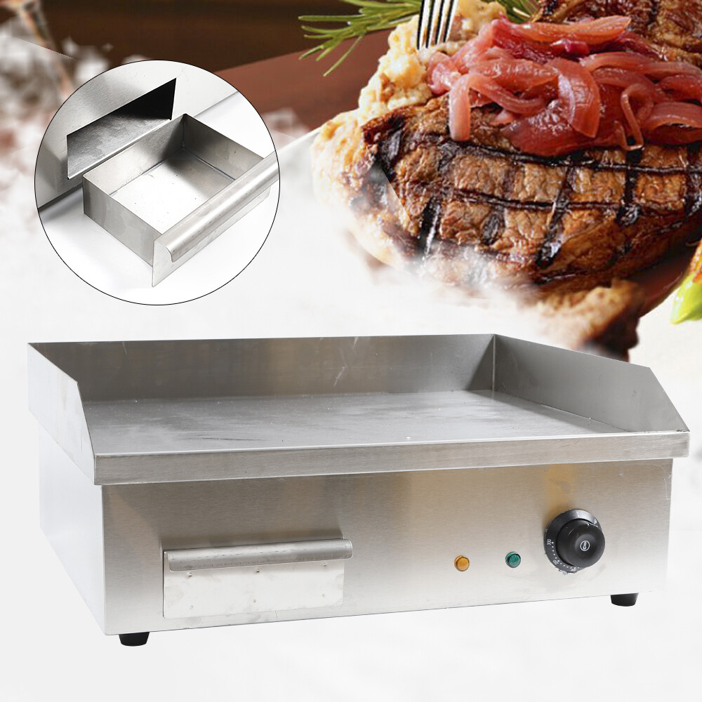 3KW Electric Griddle Portable Flat Top Outdoor Cooking BBQ Grill Table Stove