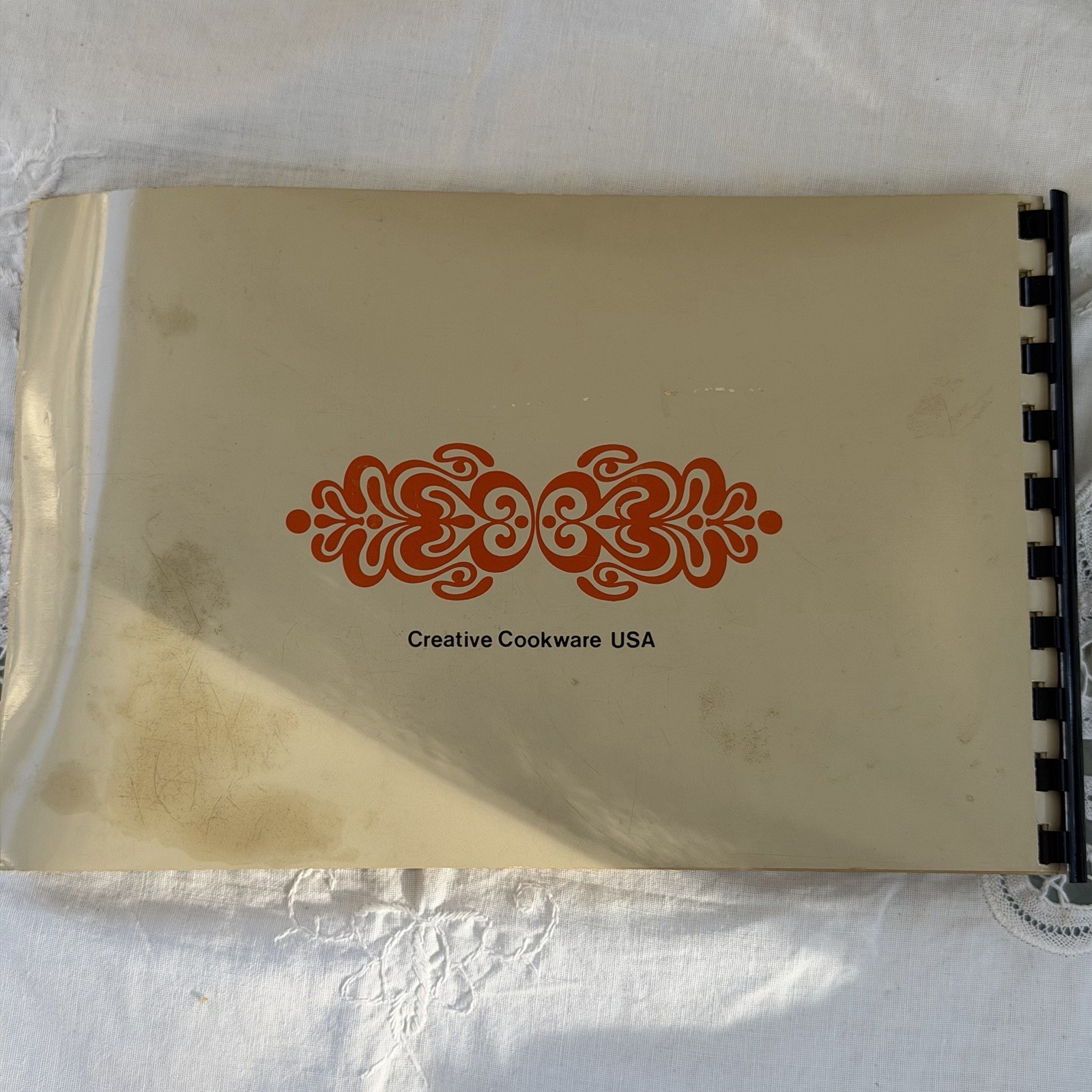Vintage Creative Cookware Crepe Griddle Pan Set Cook Book / Wood Spreader/ Box