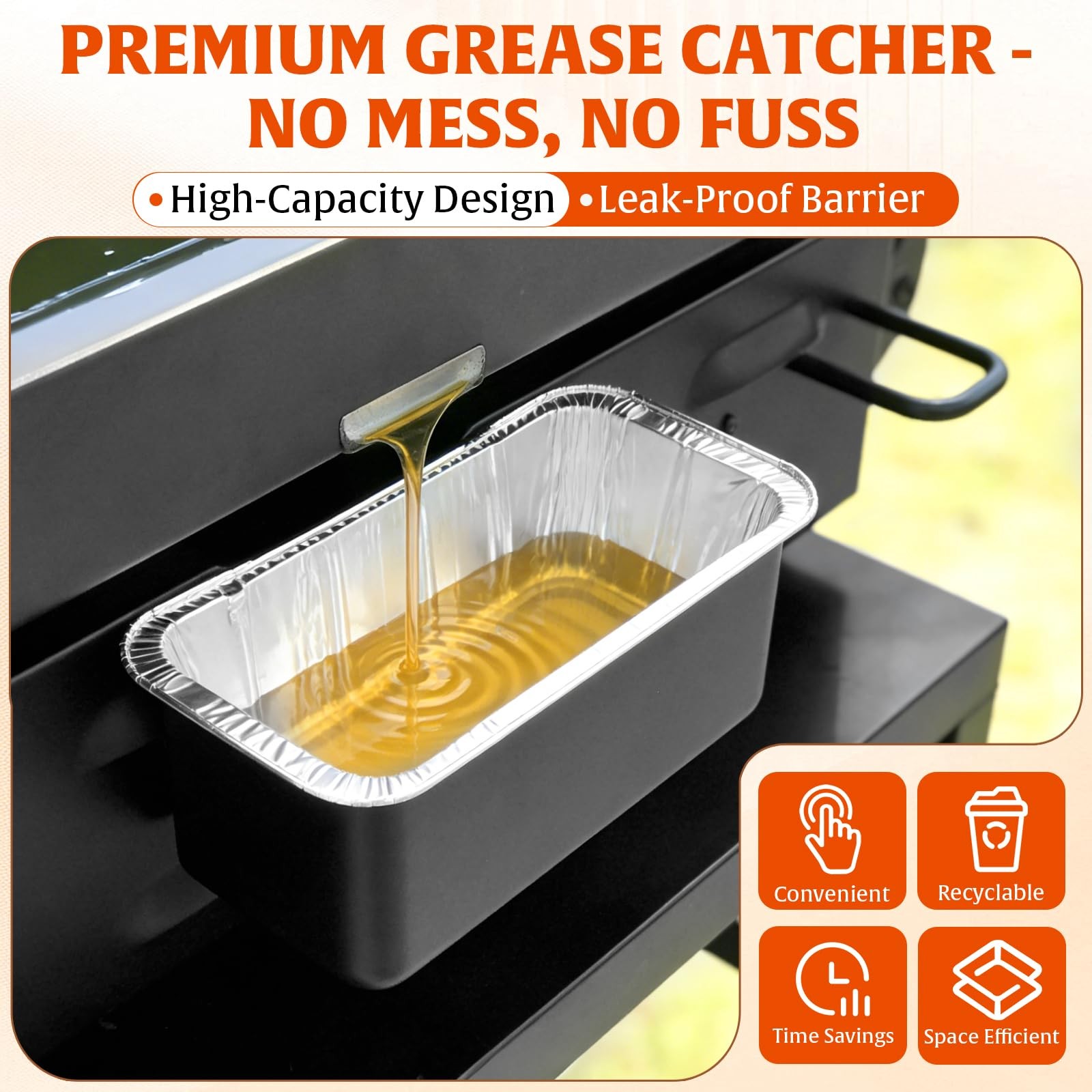 Grease Cup Liners Compatible with Blackstone Griddle – Griddle Accessories