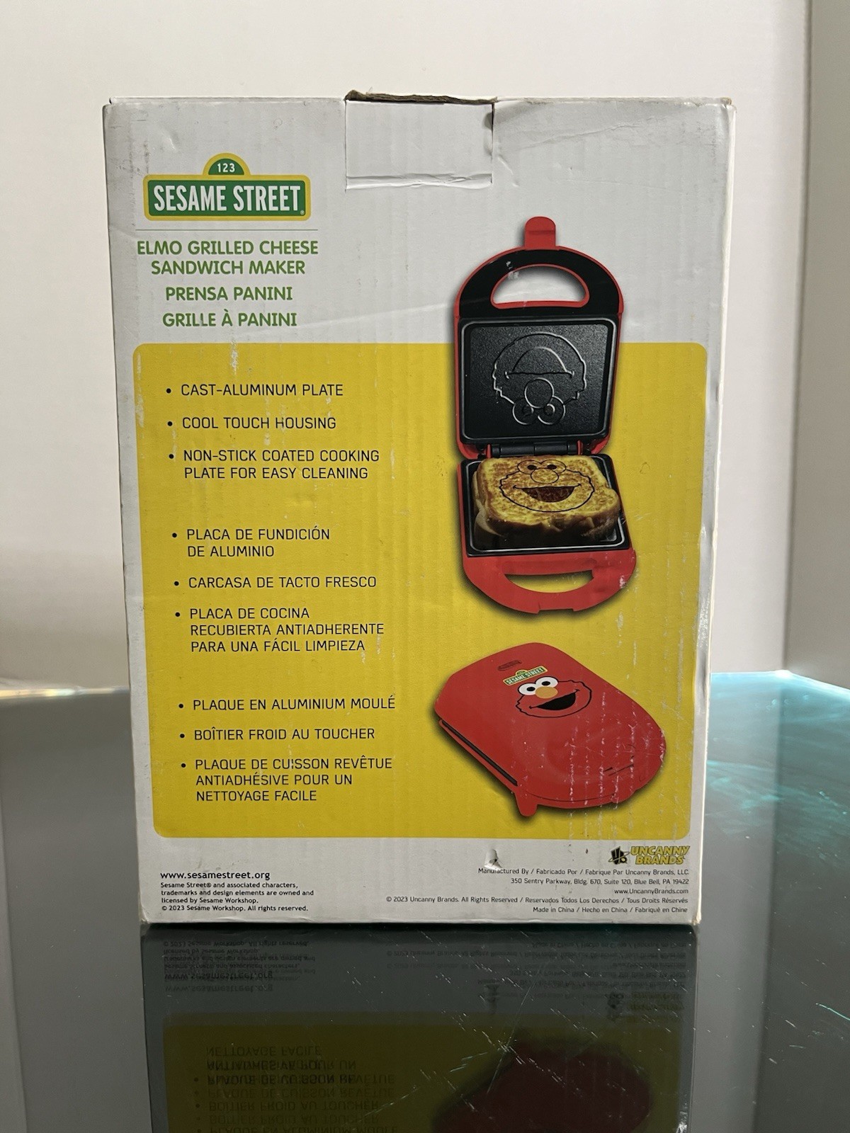 Uncanny Brands Sesame Street Elmo Single Sandwich Maker