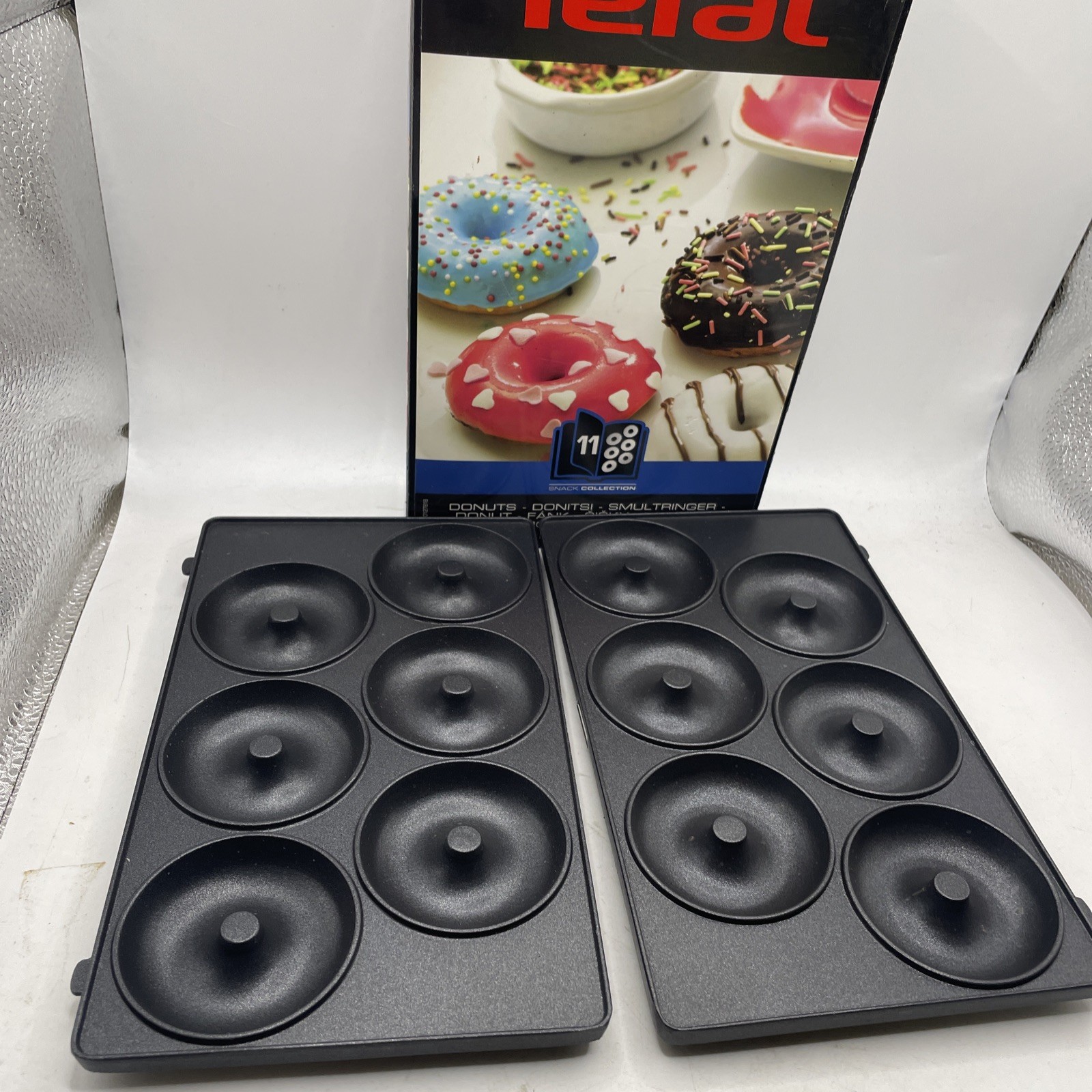 TEFAL Donuts Snack Collection Accessory Plates Free Post Aus Seller