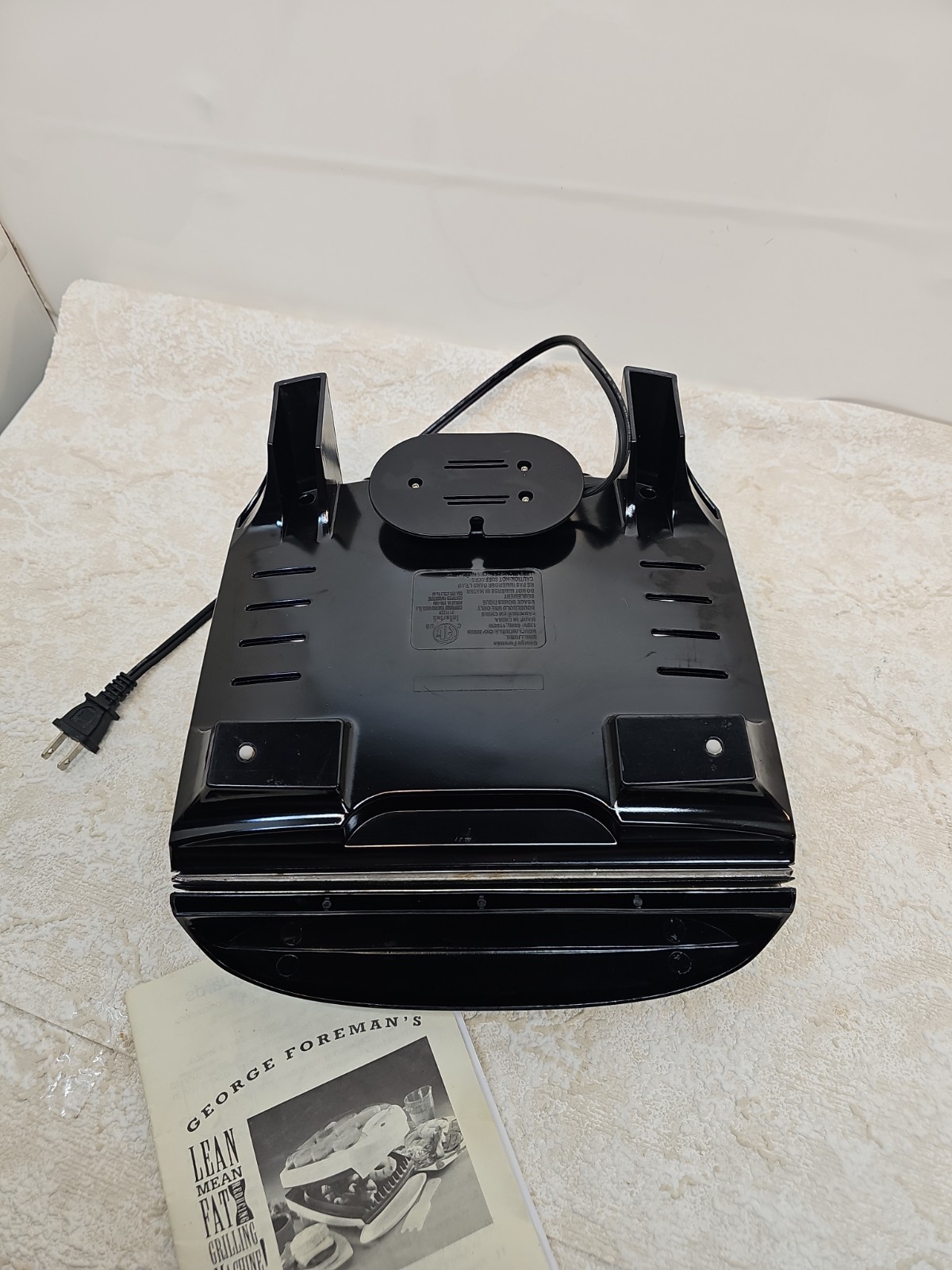 George Foreman 4 Servings Removable Plate Electric Indoor Grill/Panini Press