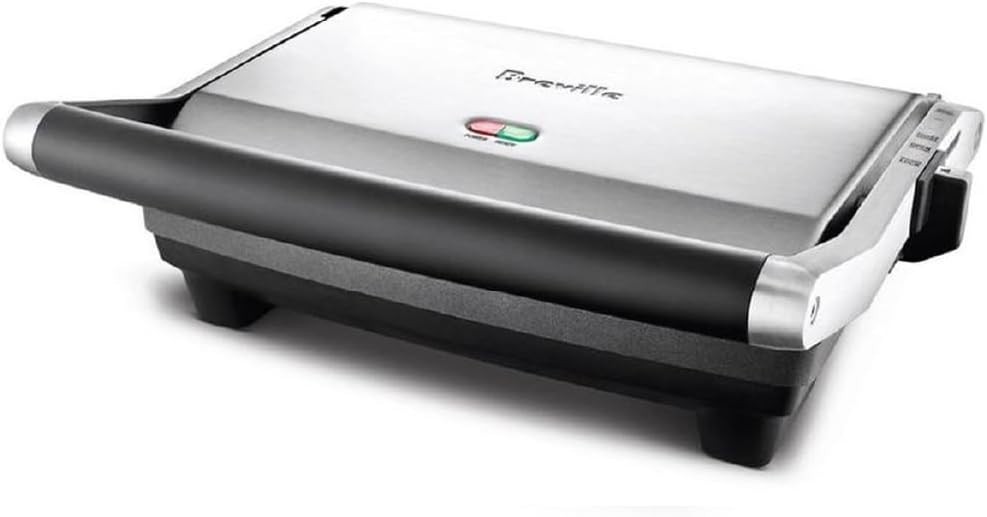 Breville BSG520XL Panini Duo Nonstick Sandwich Press 2 Slice Brushed Stainless