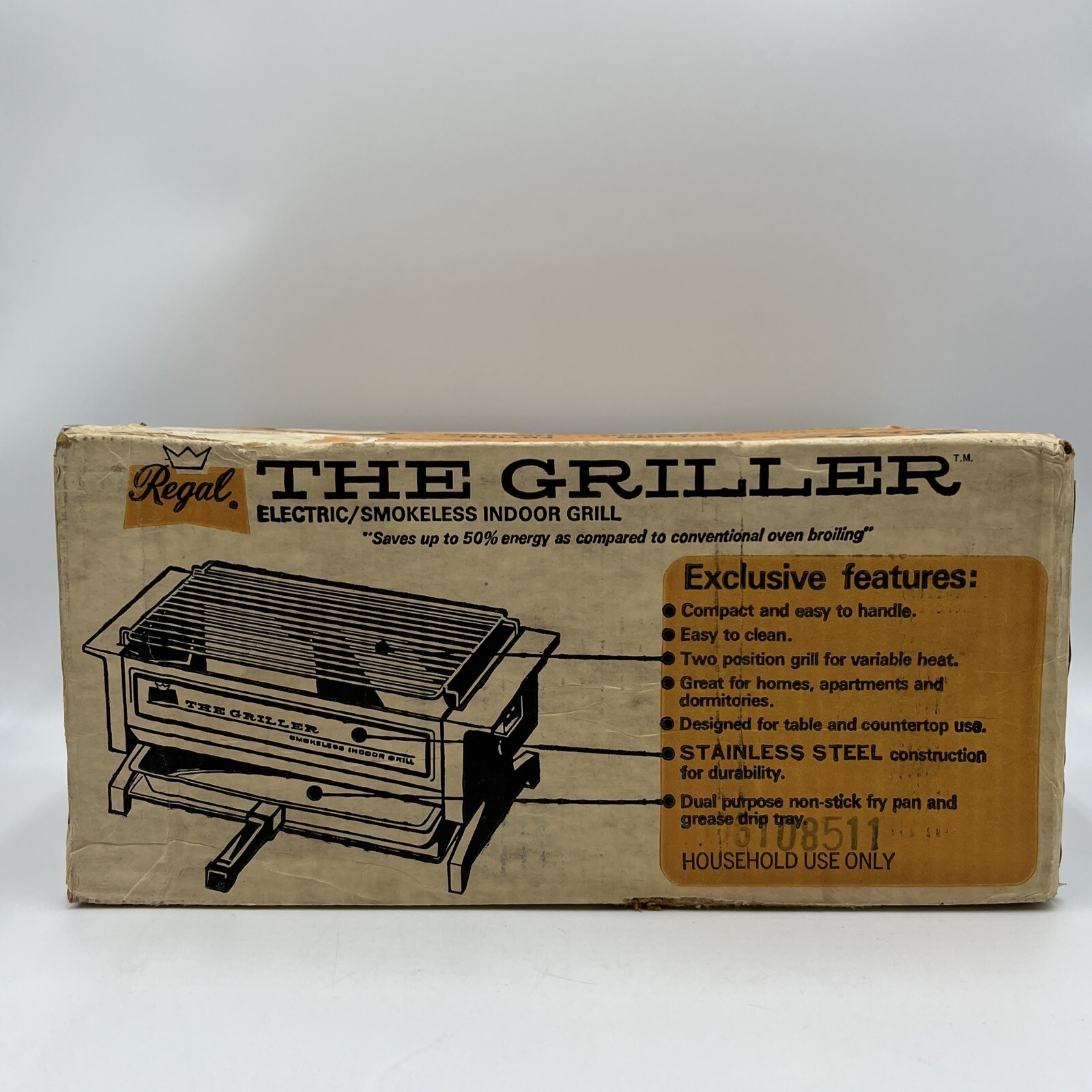 The Griller Regal Vintage Indoor Grill Electric
