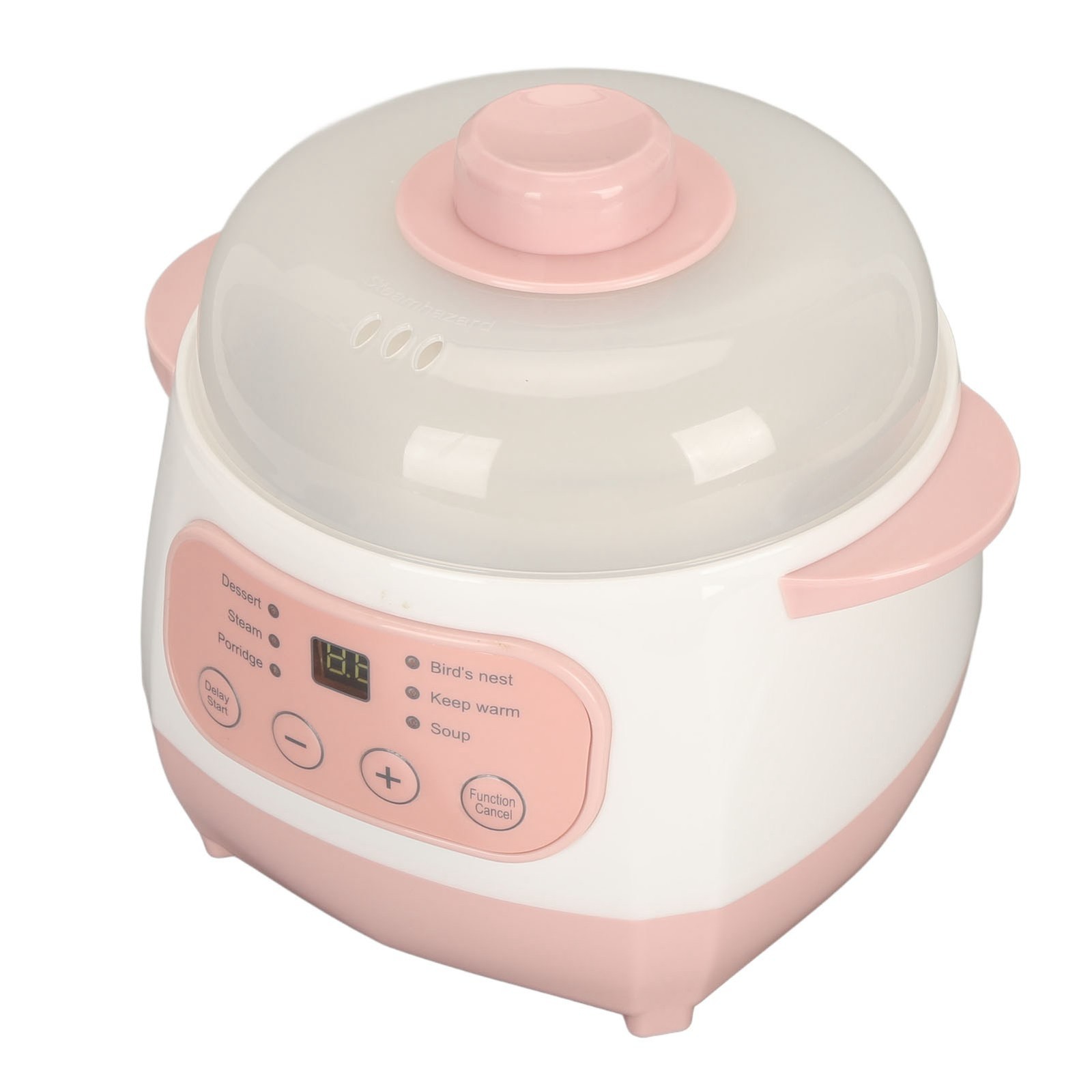 Electric Stew Pot 1L 200W Anti Dry Burn Safe Intelligent Electric Ceramic Cooker