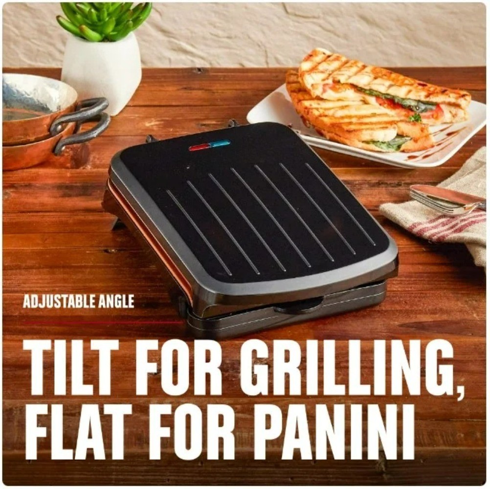 Indoor Grill – 2-Serving, Nonstick, Panini Press, Slim
