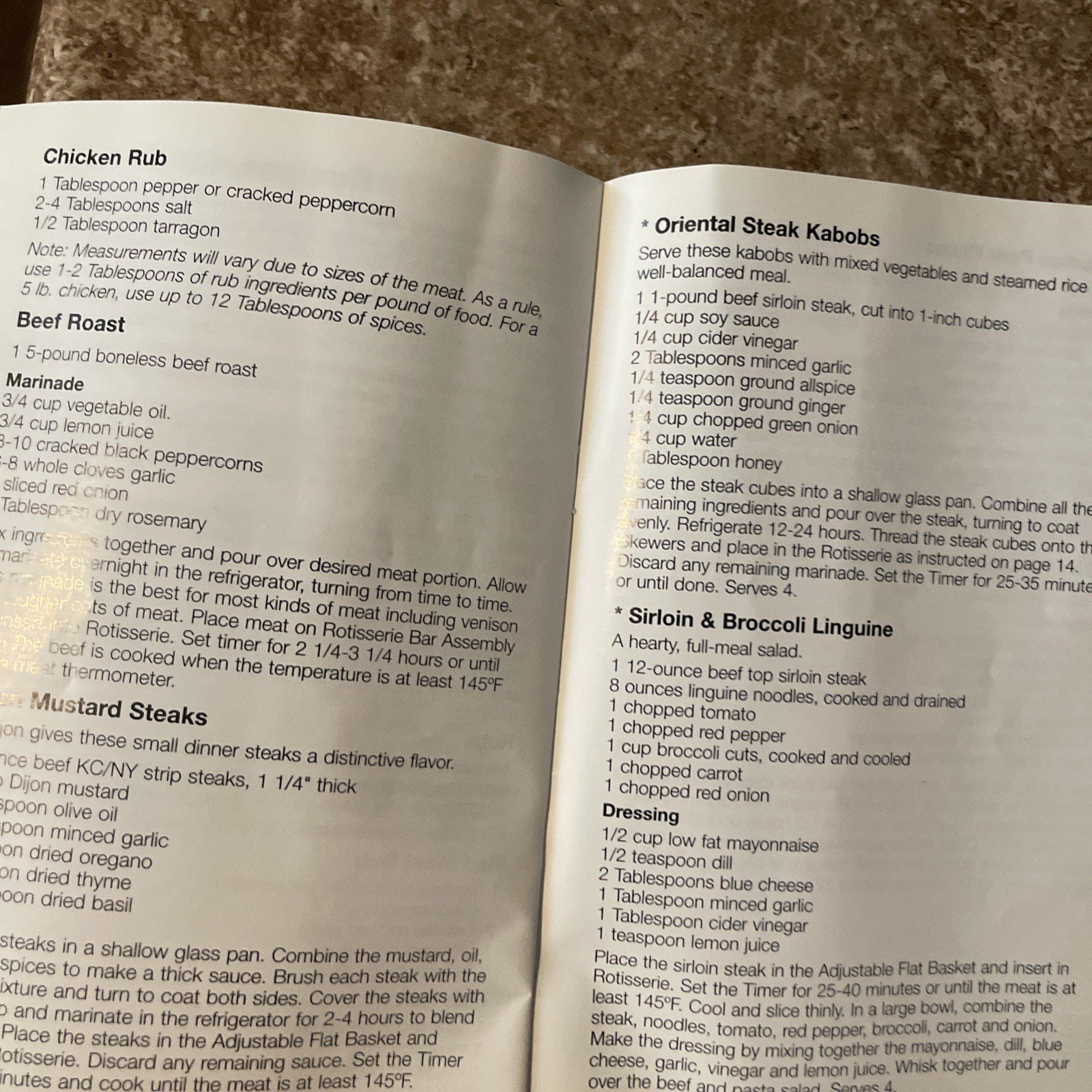 Baby George Foreman Rotisserie Instruction Manual Directions Model GR59A