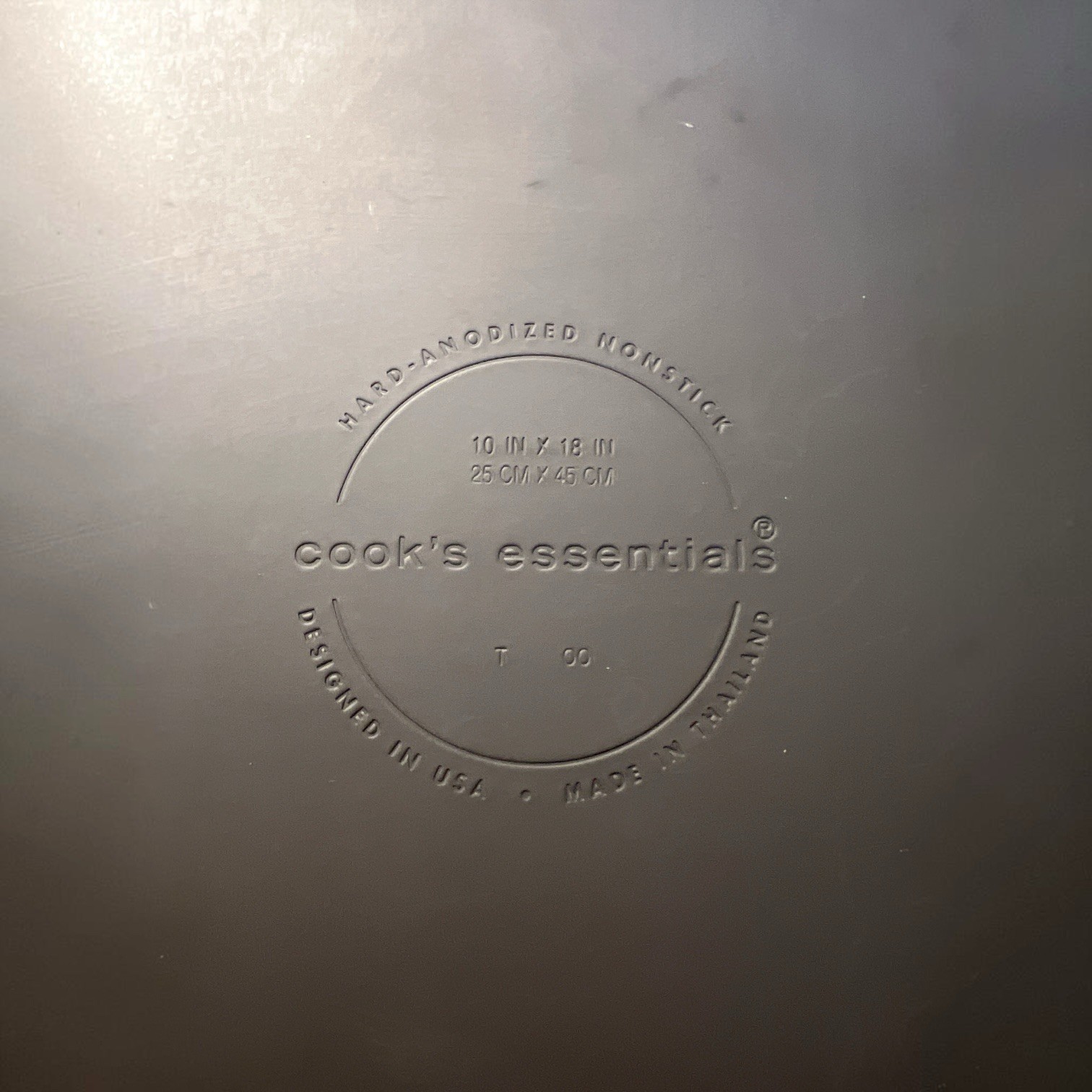 COOK’S ESSENTIALS Double Burner Nonstick Griddle Pan “10X18” With Handles