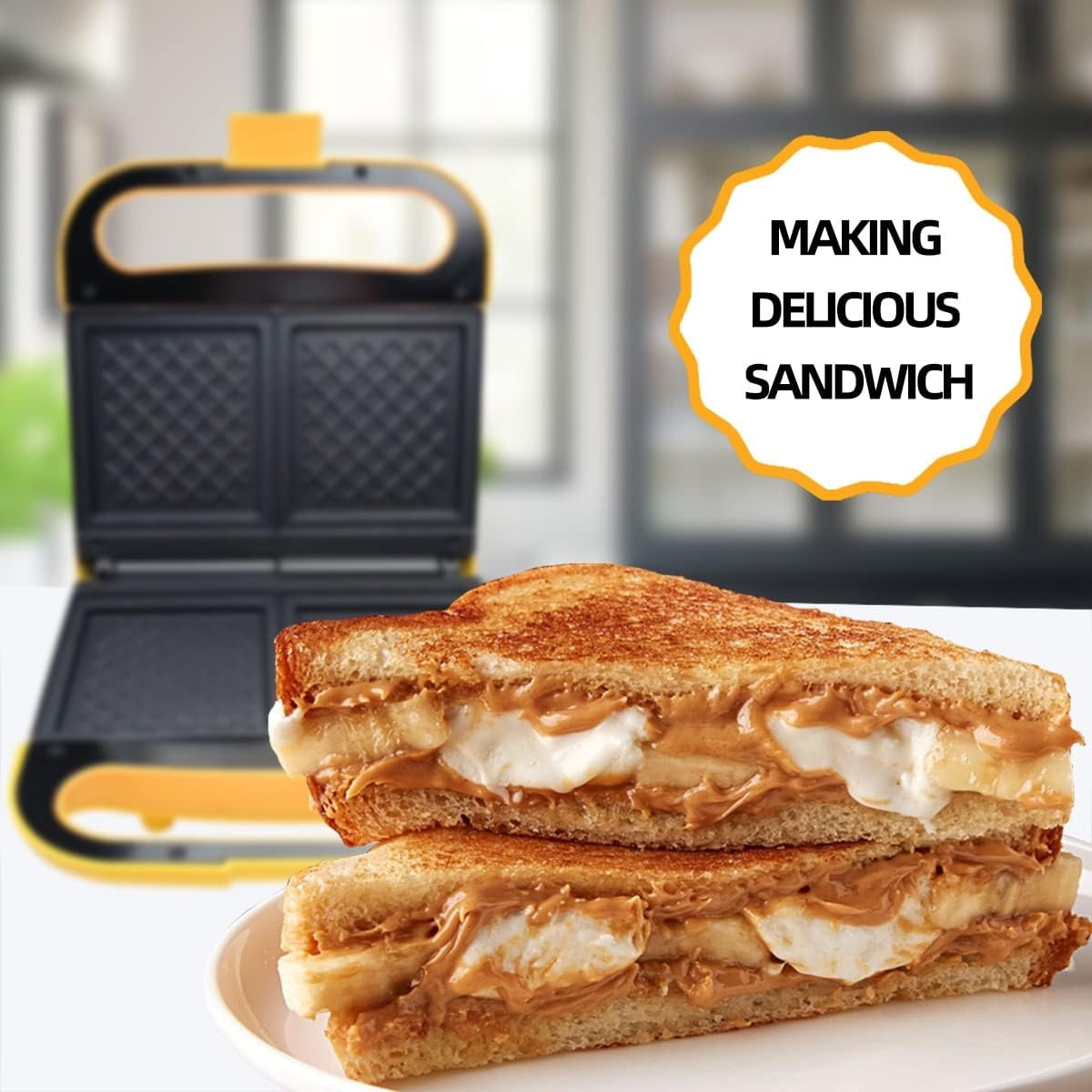 Electric Sandwich Maker Grill Sandwich Toaster Maker for Panini