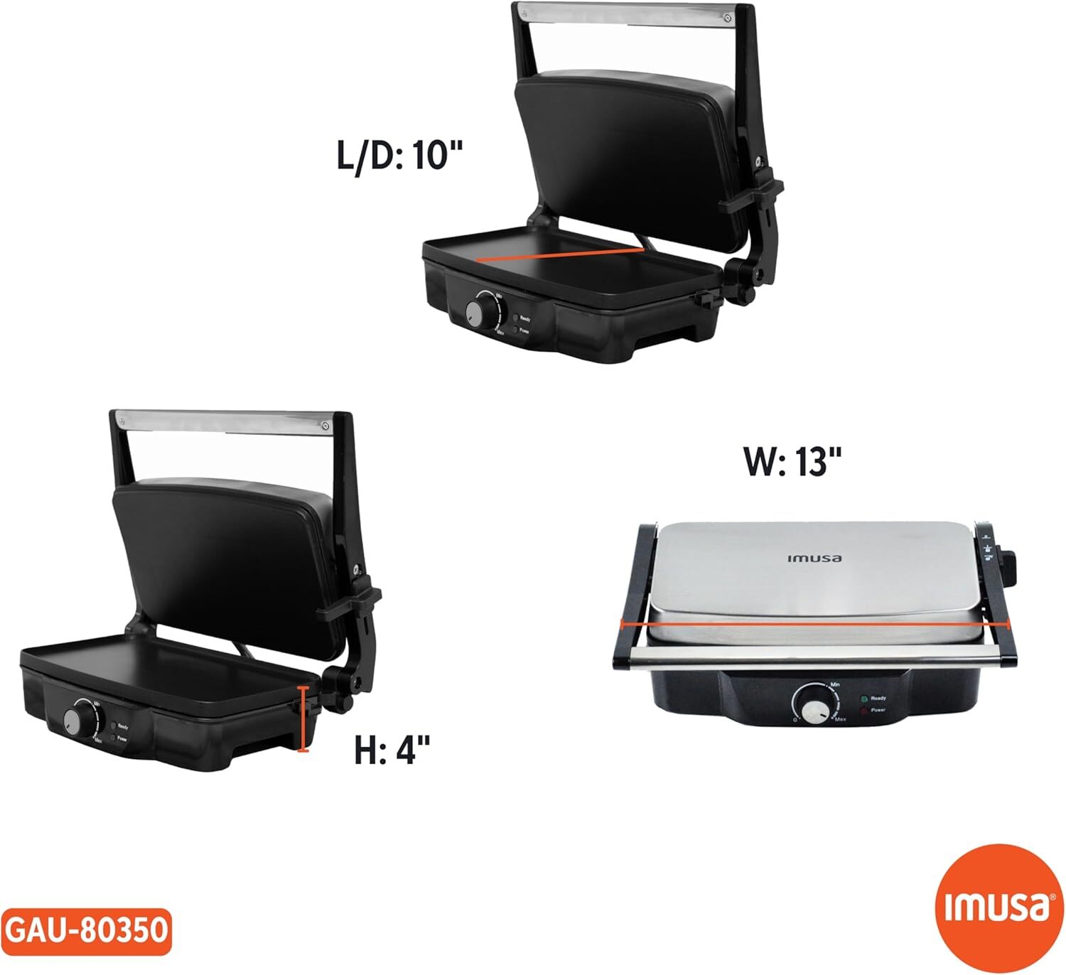 Stainless steel electric oven with adjustable temperature non-stick baking tray