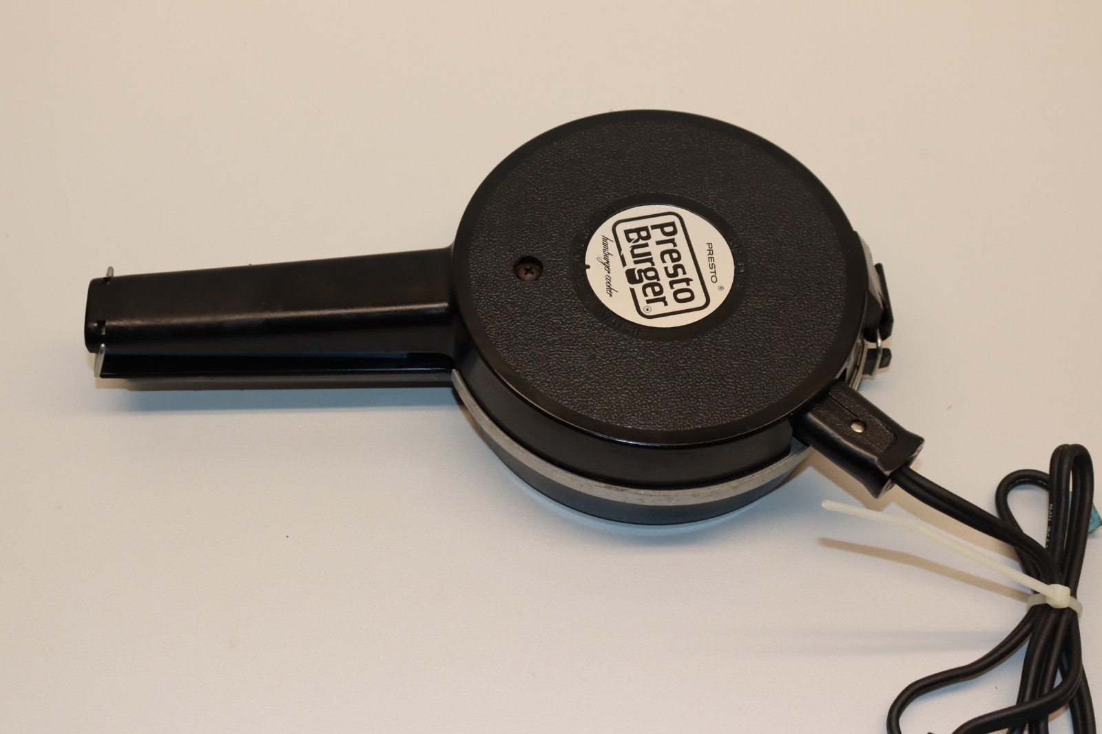 Vintage Presto Minute Burger Electric Hamburger Cooker Grill Press