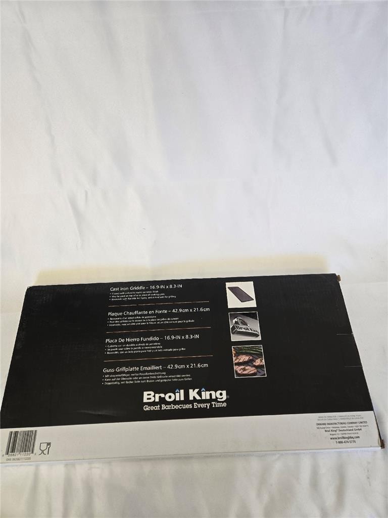 = Broil King Cast Iron Griddle Fits Sovereign XL XLS Regal XL Sterling Evolution
