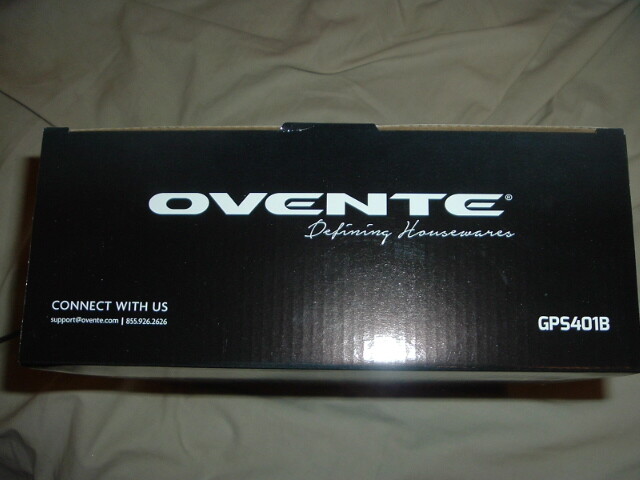 Ovente Electric Breakfast Sandwich Grill Maker Non-Stick Plates Black GPS401B