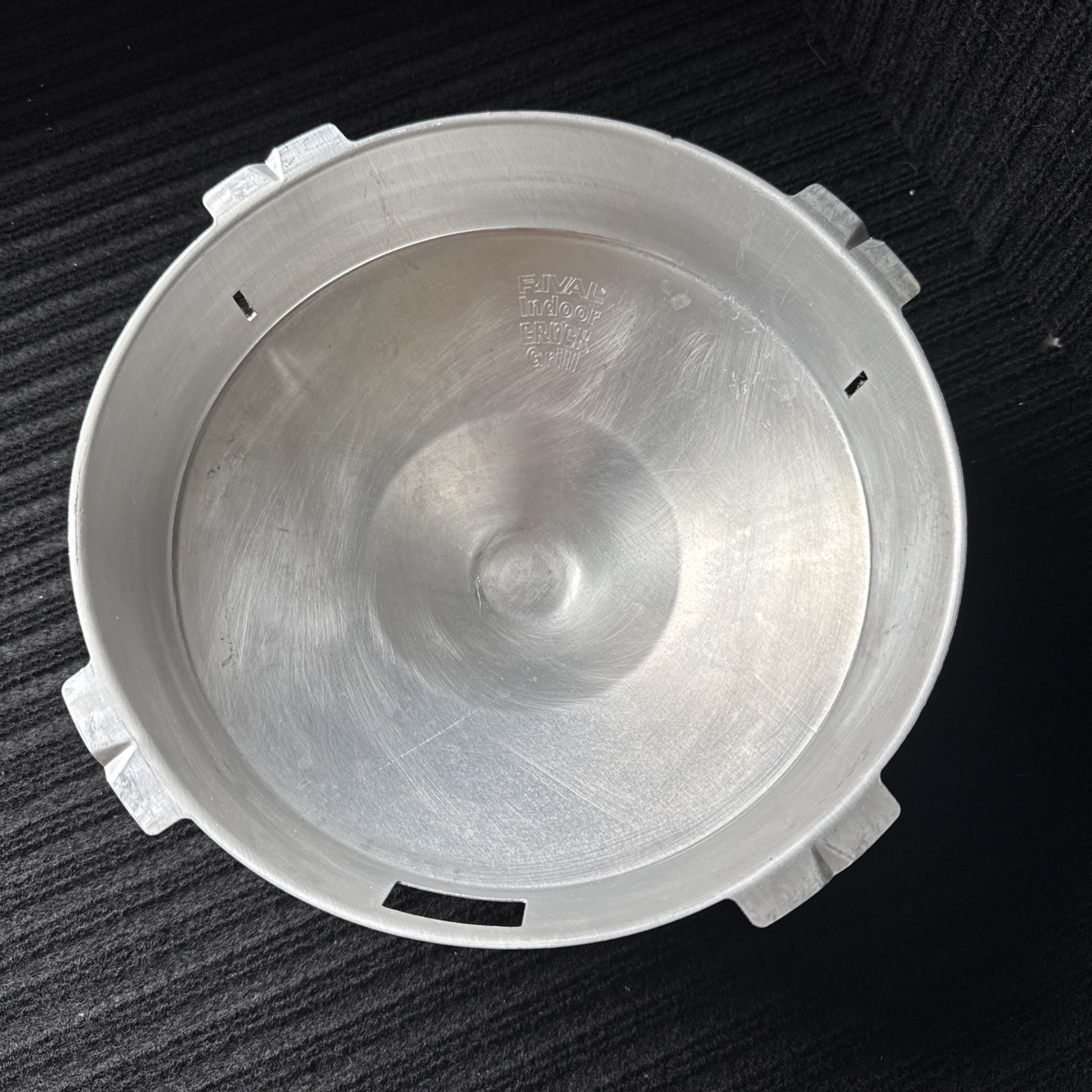 Vtg Rival Indoor Crock Grill Replacement Aluminum Drip Pan OEM 5730 5740 5750