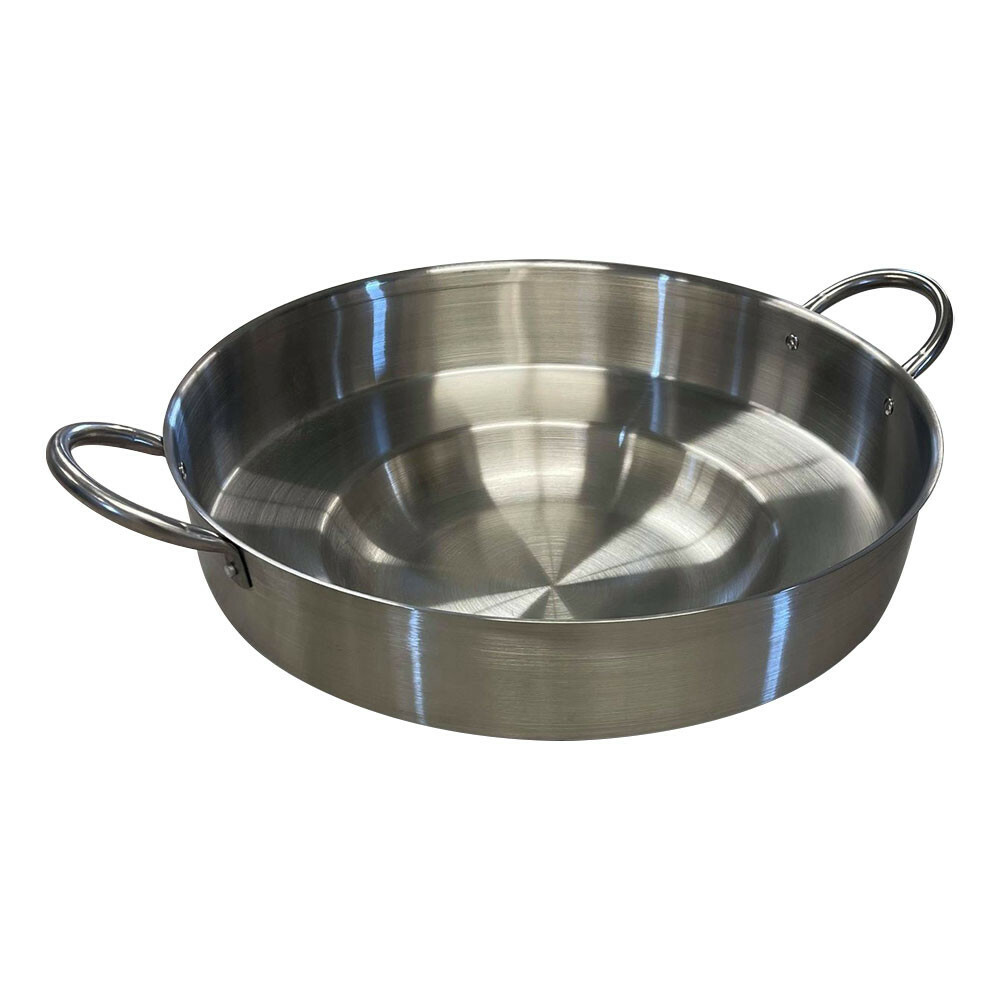 23″x7″ Heavy Duty Stainless Steel Concave Comal Griddle Para Tacos Tortillas