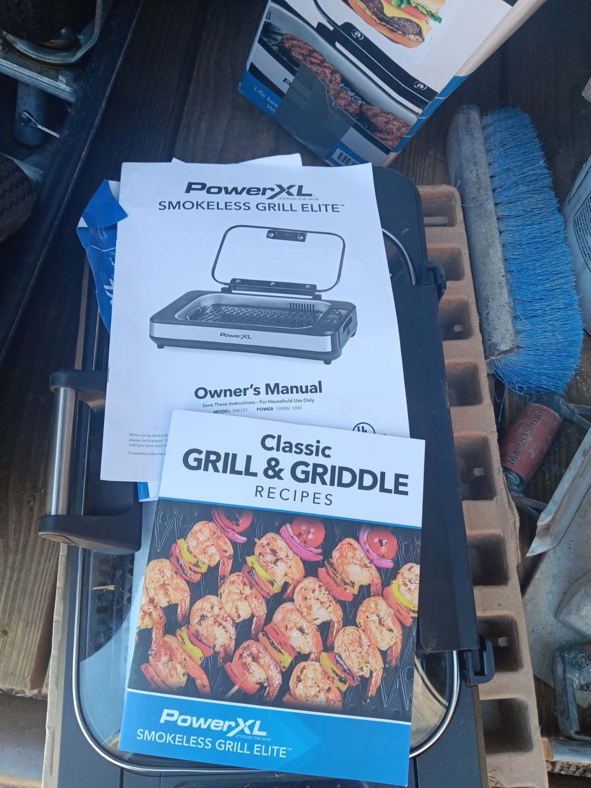 PowerXL Smokeless Grill Elite Indoor Electric Grill 1500W Ceramic Nonstick