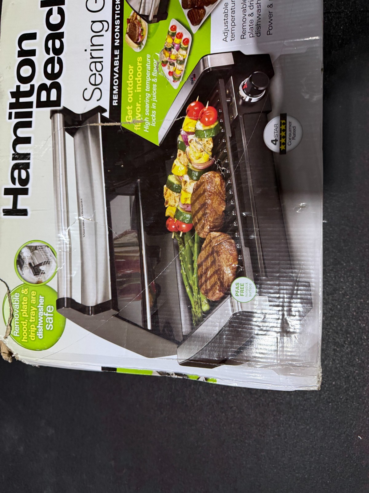 Hamilton Beach Electric Indoor Searing Grill with Window