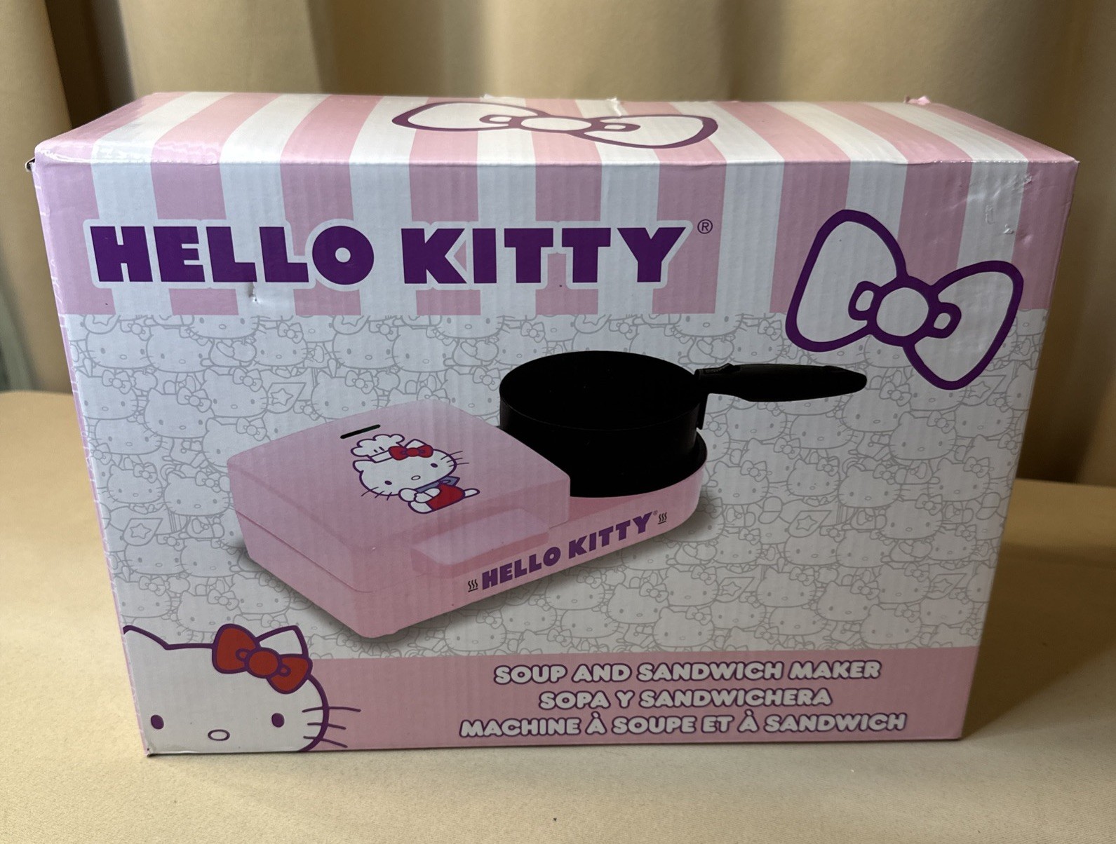BRAND NEW IN BOX Hello Kitty Soup & Sandwich Maker Multi Function Griddle
