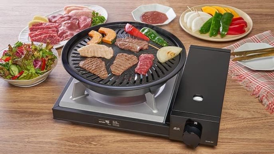Alloy Steel BBQ Grill Plate – Compact 10.8-Inch Design for Effortless Cooking