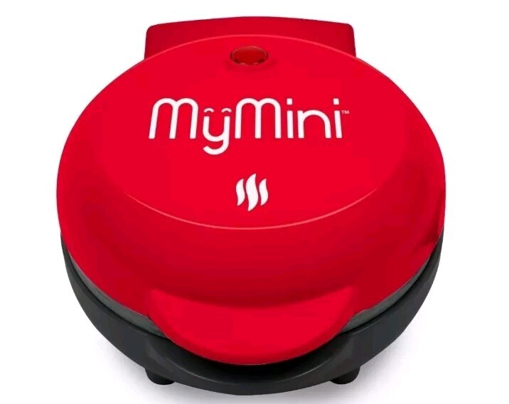 MyMini Personal Electric 5″ Griddle Plate 550 Watts Non-Stick #NIB Red In Color