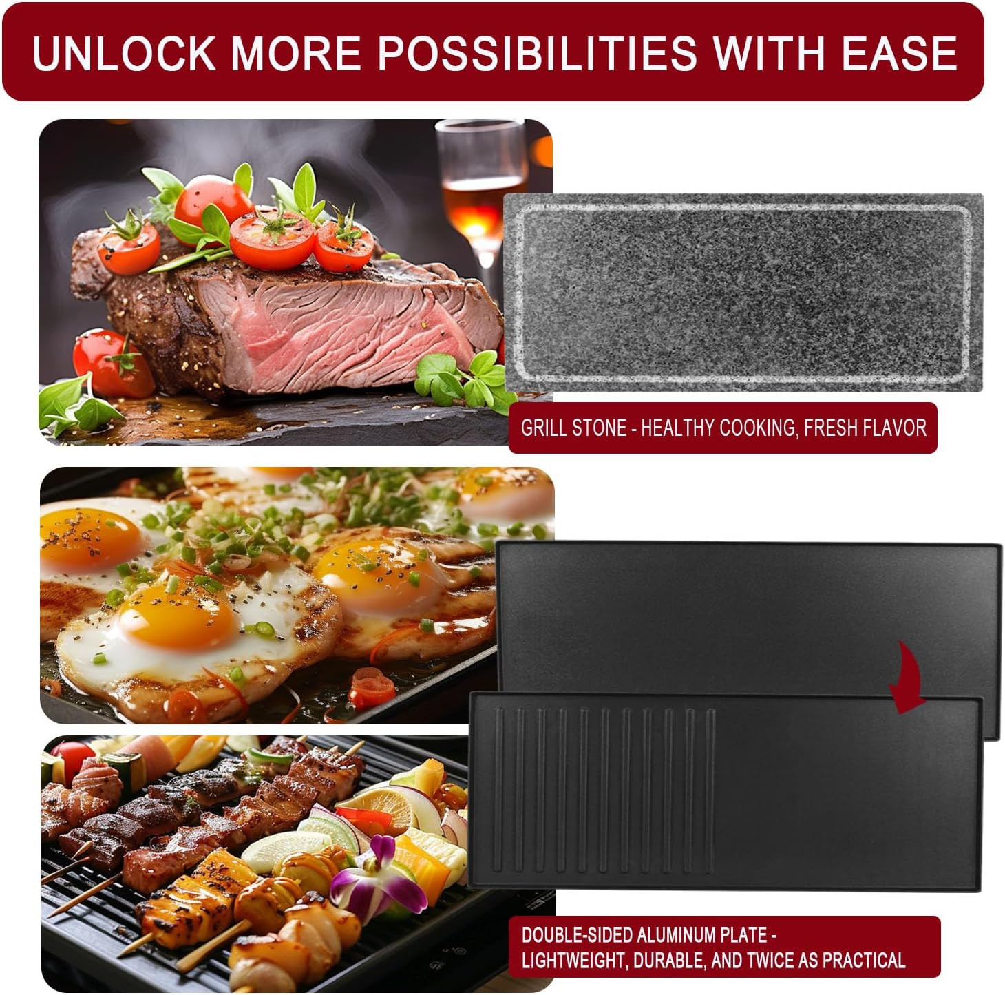 1500W Raclette Cheese Grill & BBQ – Perfect for Family Gatherings!