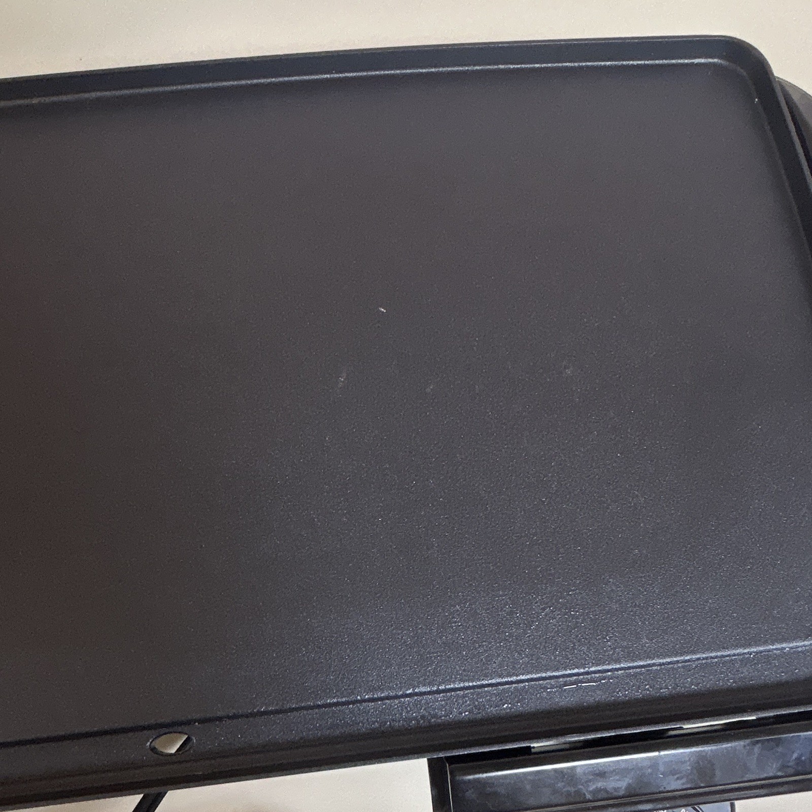 Walmart Electric Griddle Grill Rectangular Black Temp Control Probe 125V JH-001A