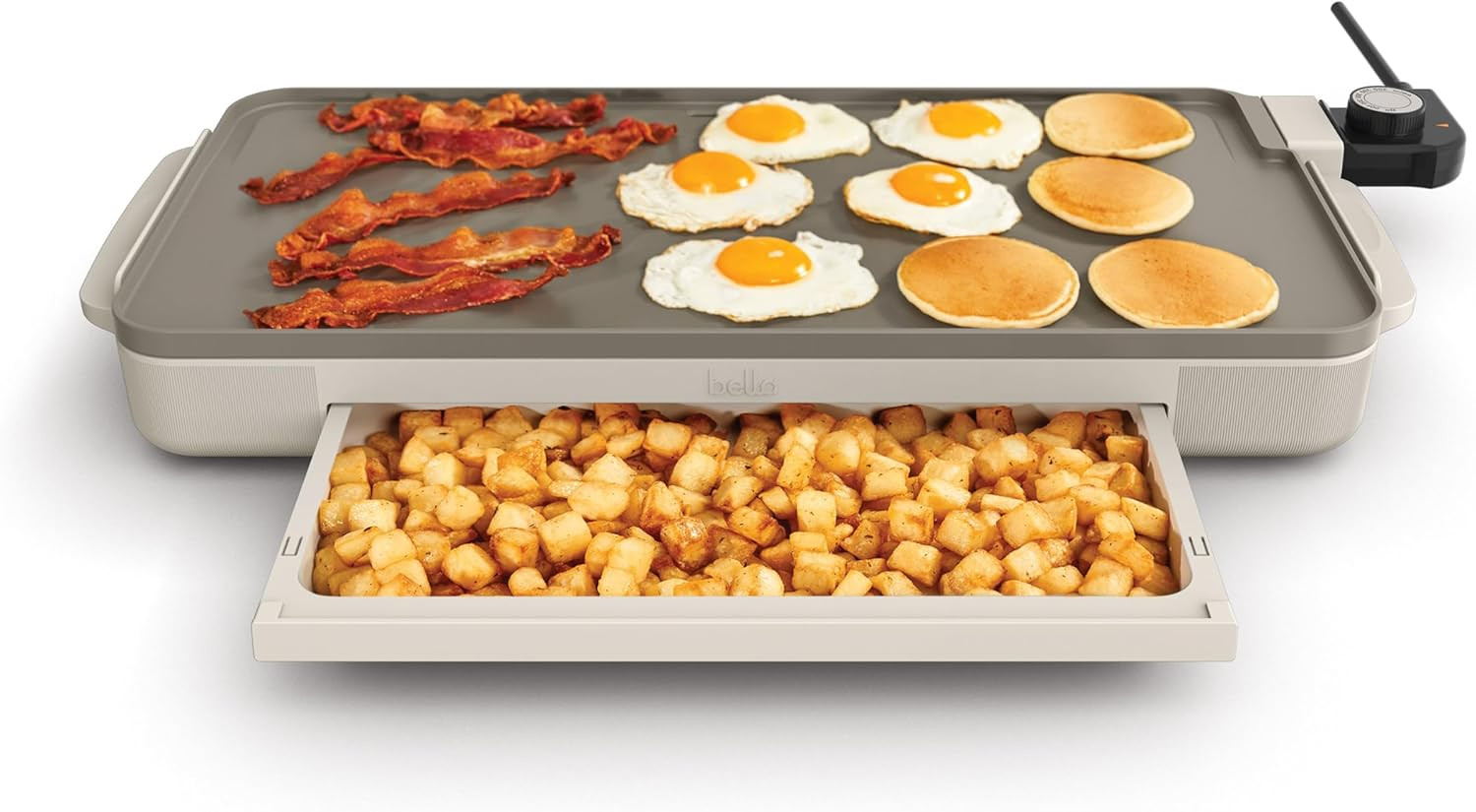 10″ x 20″ Electric Griddle with Warming Tray, EverGood™ Ceramic Nonstick Coating