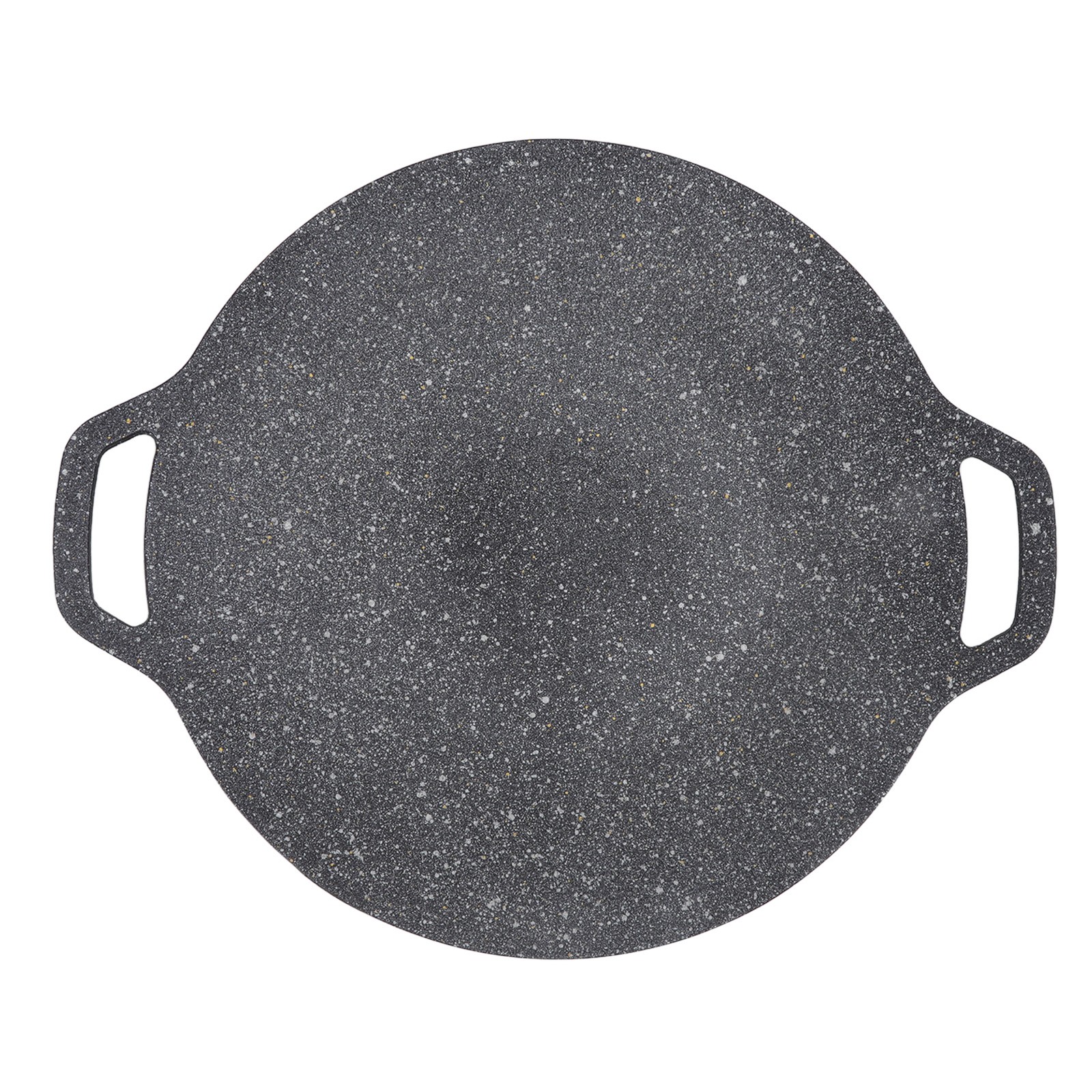 BBQ Pan Round Shape High Thermal Conductivity Aluminum Material Glossy Appea CHU