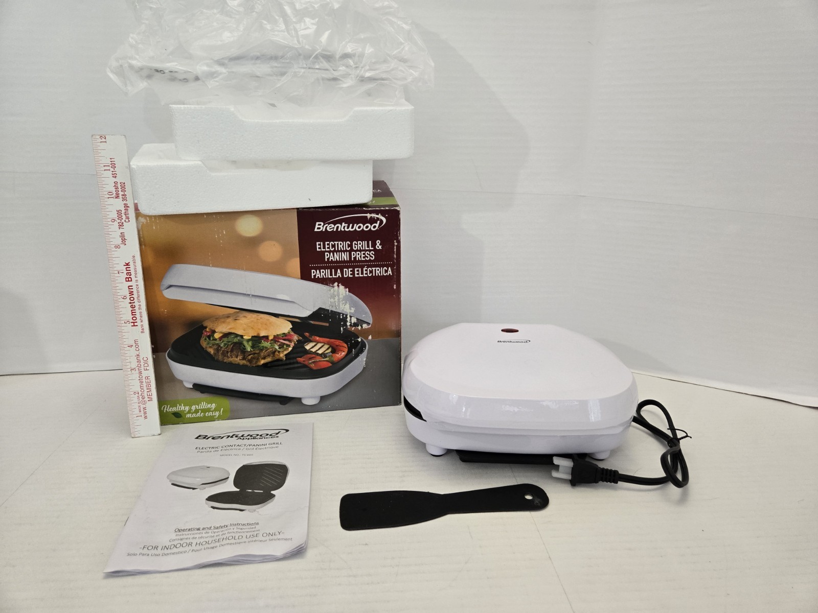 New Brentwood Electric Grill & Panini Press #TS-605 FREE SHIPPING