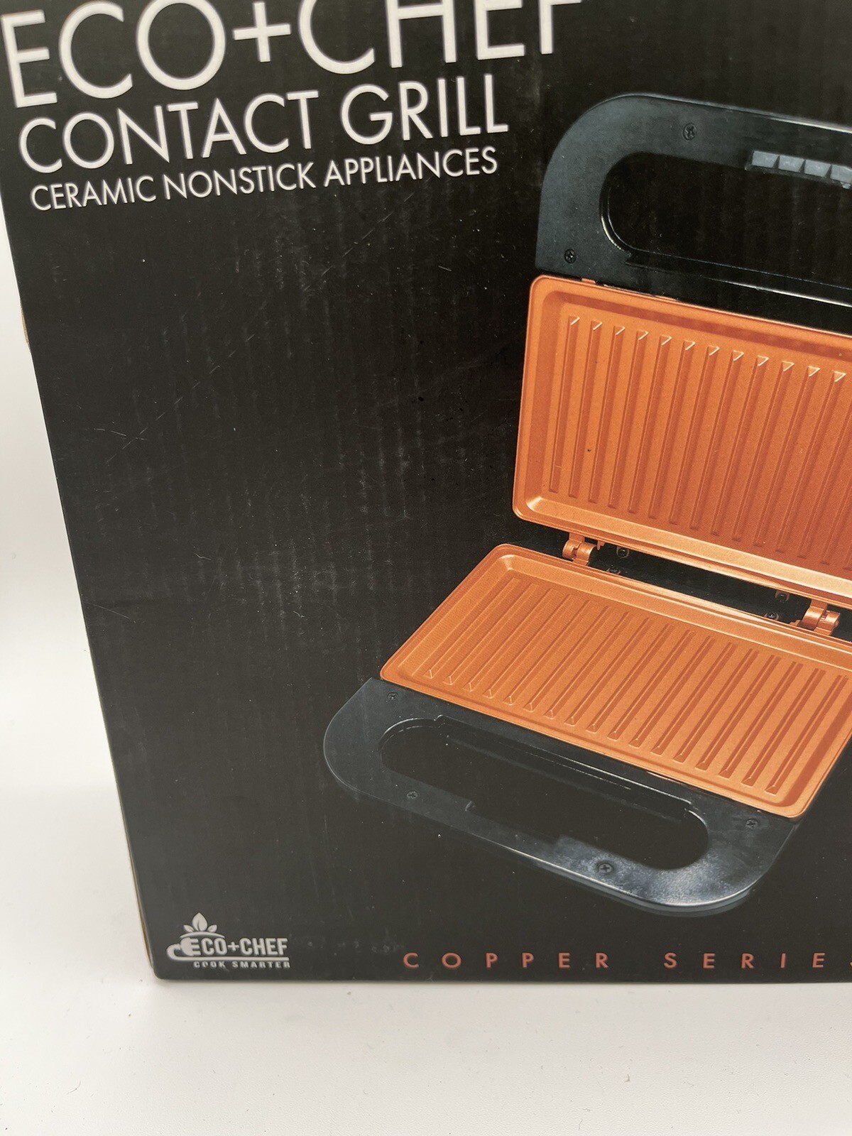 ECO+CHEF Copper Series Contact Grill Model EC-CECG 760 Watts
