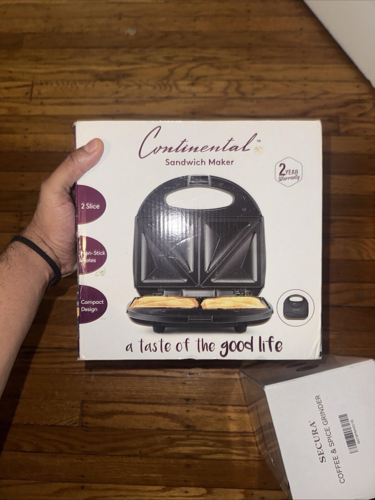 Sandwich Maker Toaster Press Breakfast Continental Grill Machine Non-Stick