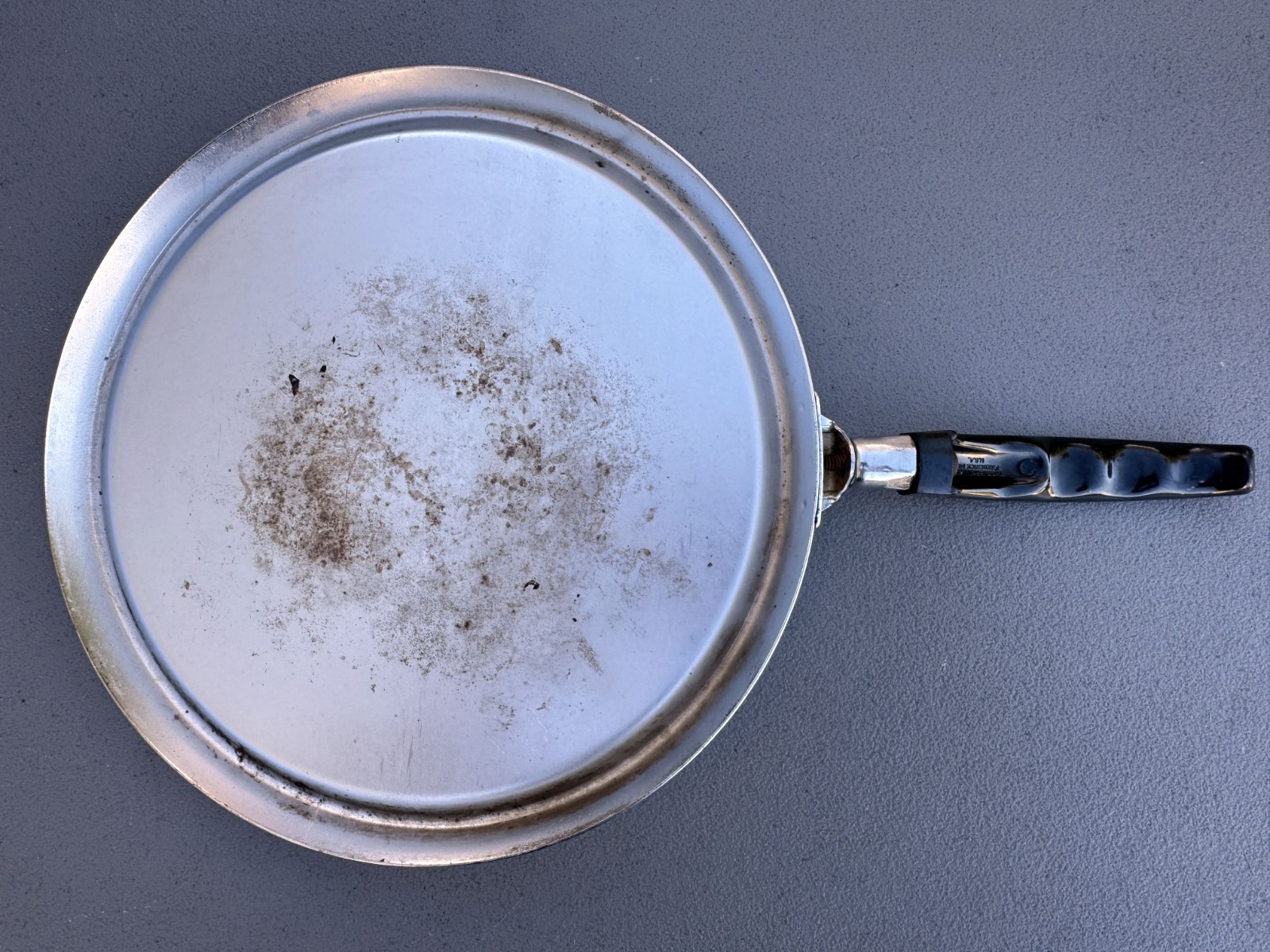 Vintage Everedy “Speedy Clean” Stovetop 12″ Round Griddle Pan Plancha