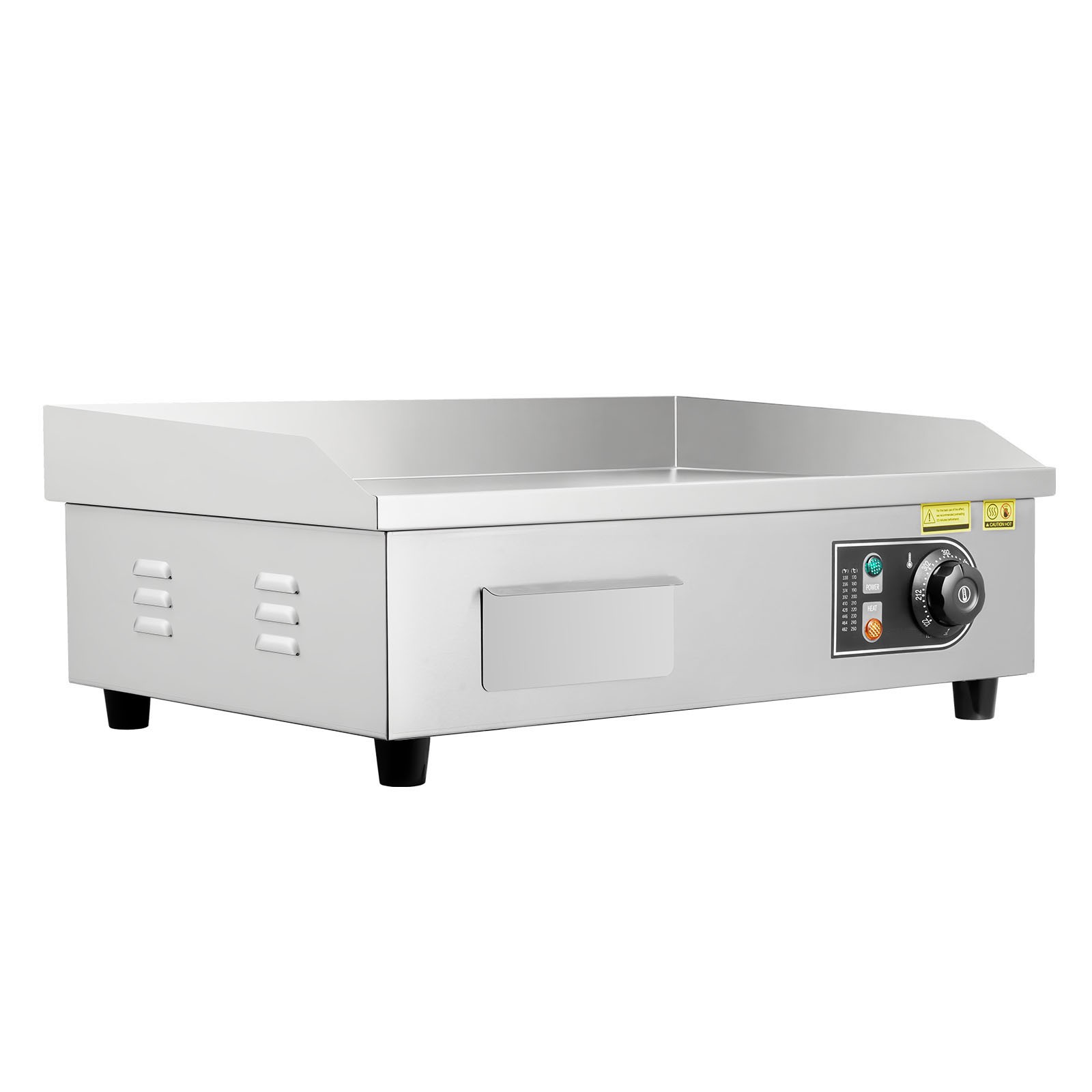 Uimoso Commercial Electric Griddle Countertop Flat Top Grill 21.06 x 11.81 inch