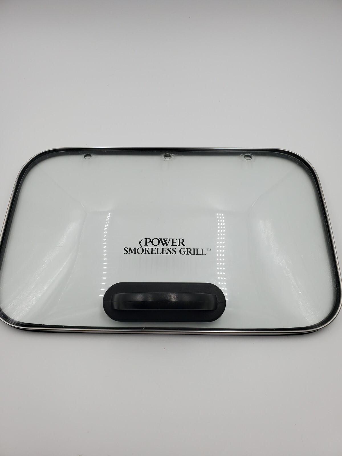 Power Smokeless Grill PG-1500 Replacement Glass Lid with Handle OEM Genuine