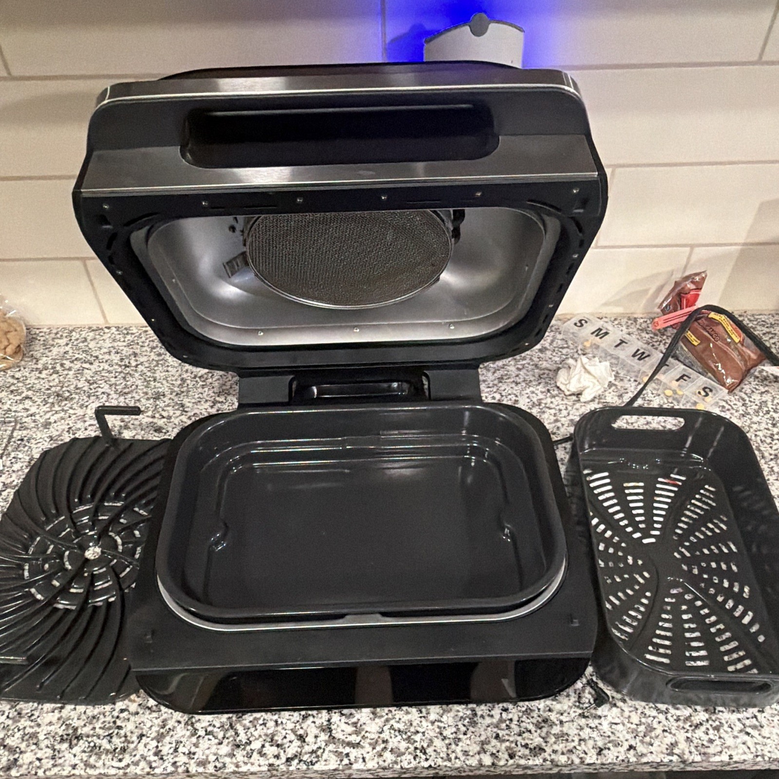 Ninja Foodi Indoor Electric Grill 1760W Digital Display Nonstick Black/Silver