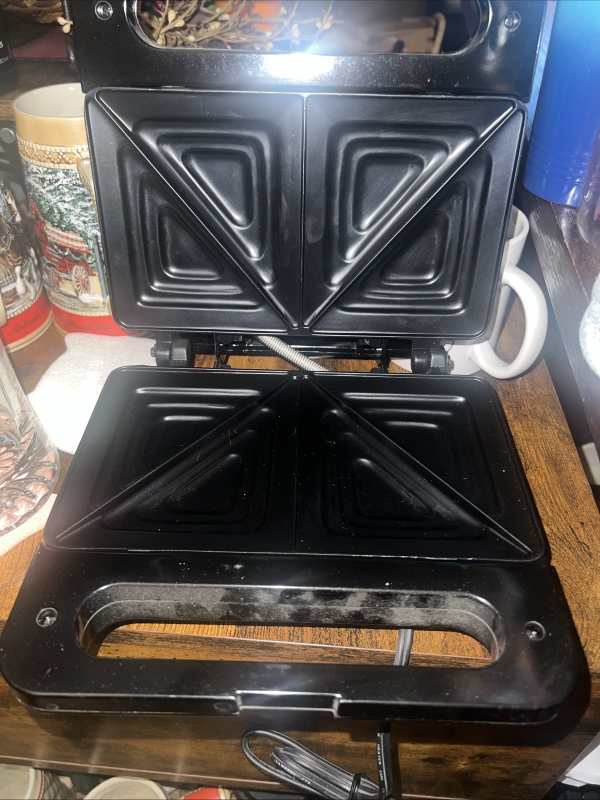 Vintage Salton Sandwich/Belgin Waffle w/Non-Stick Cooking Surface, Makes 2 🥪