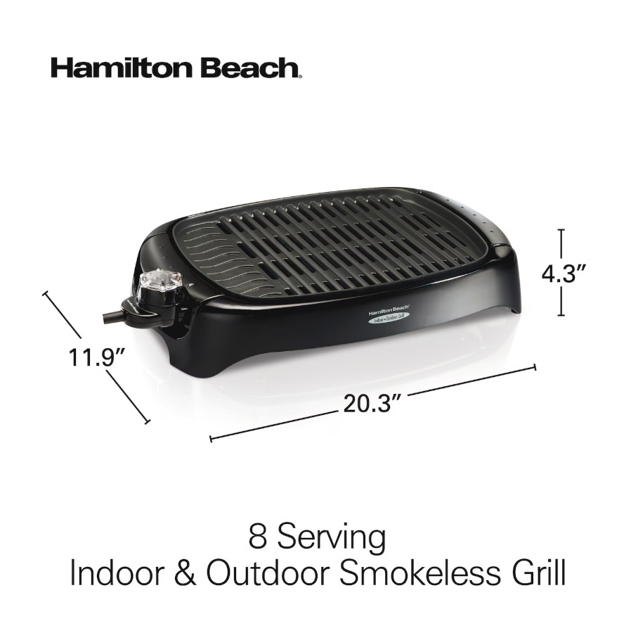 New Hamilton Beach Health Smart IndoorOutdoor Grill – Free Shipping