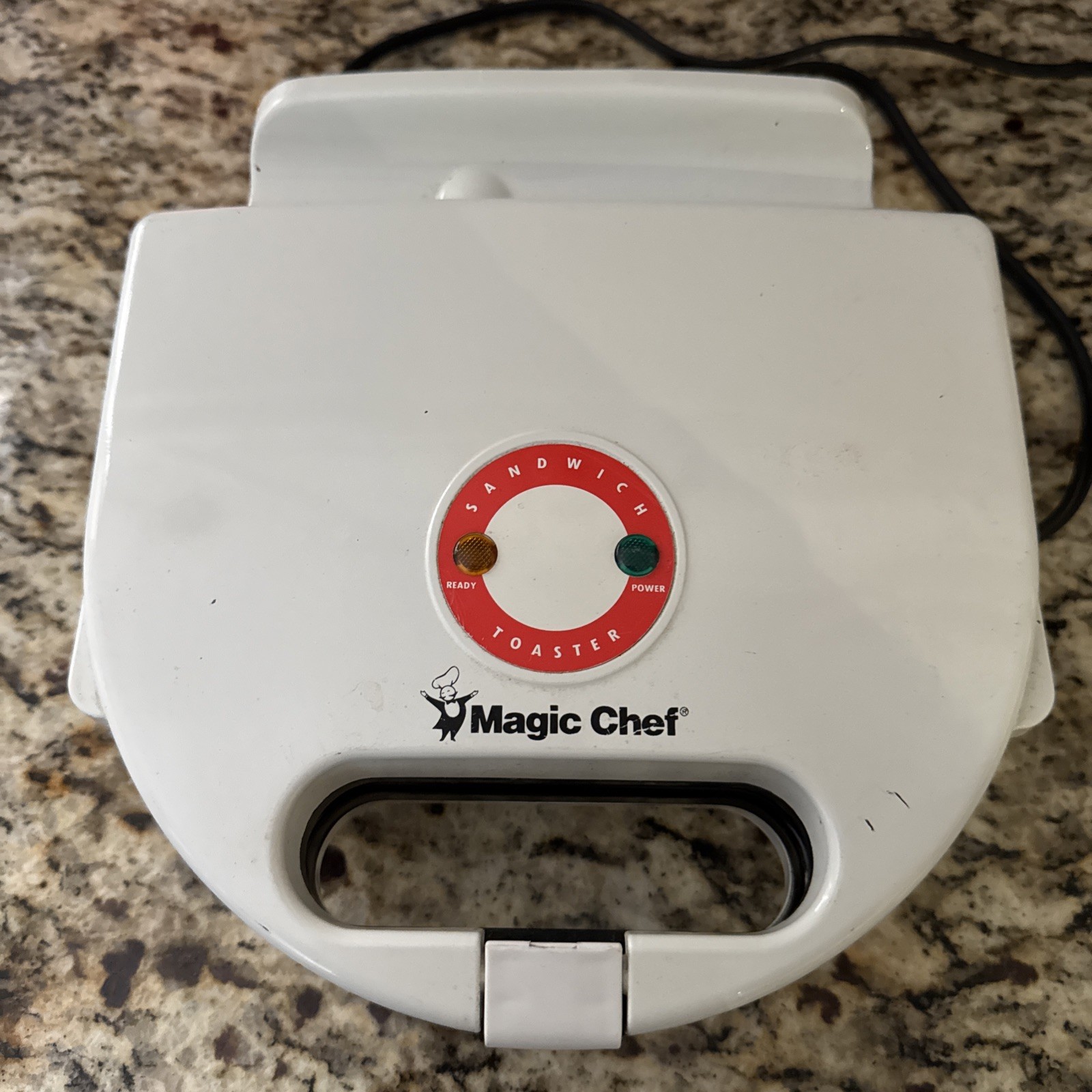 Vintage Magic Chef Sandwich Toaster White Tested And Working
