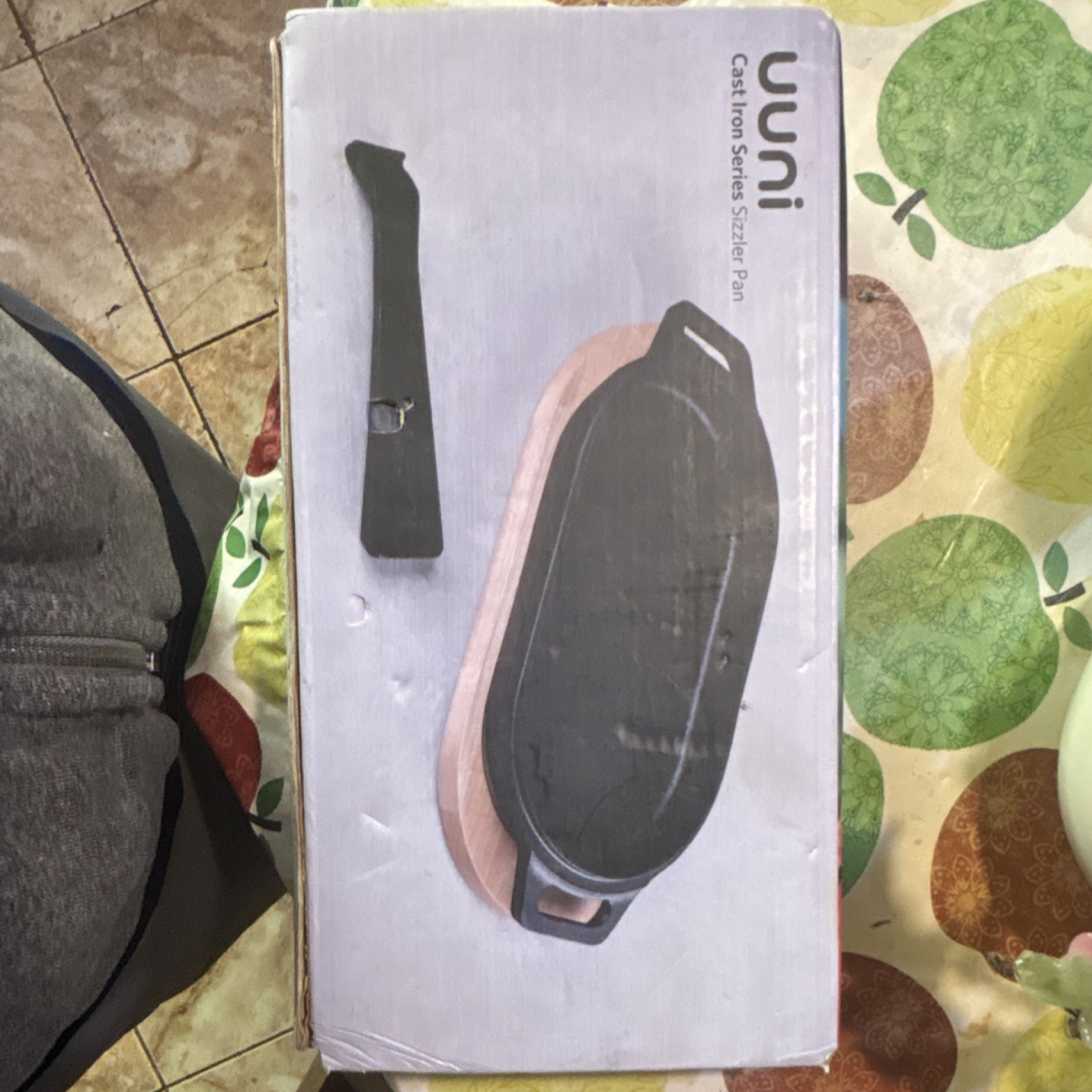 Uuni Cast Iron Series Sizzler Pan Black Cast Iron Oval Grill & Griddle Pan