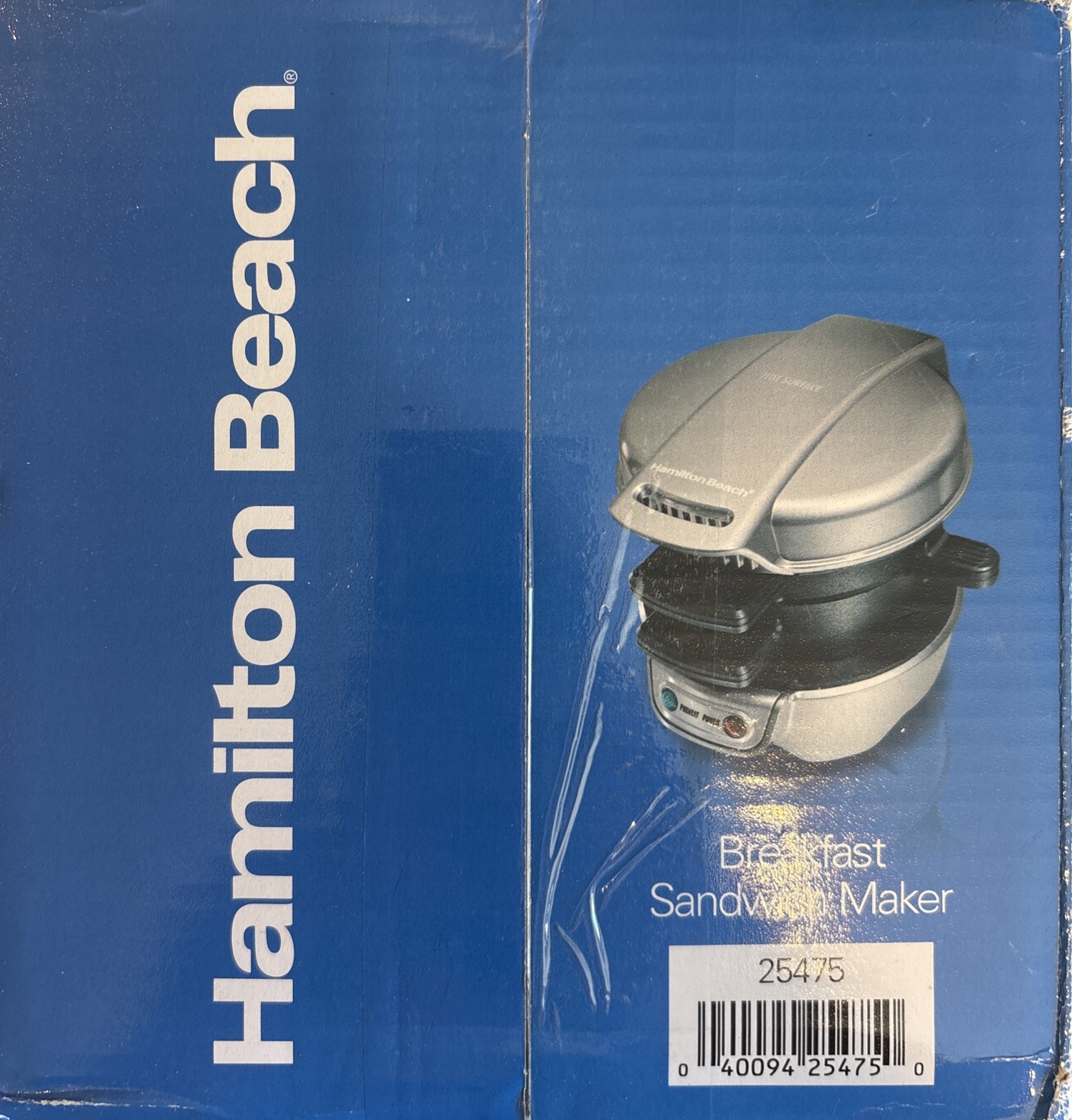 Hamilton Beach Breakfast Sandwich Maker Quick and Easy NEW Sealed 25475
