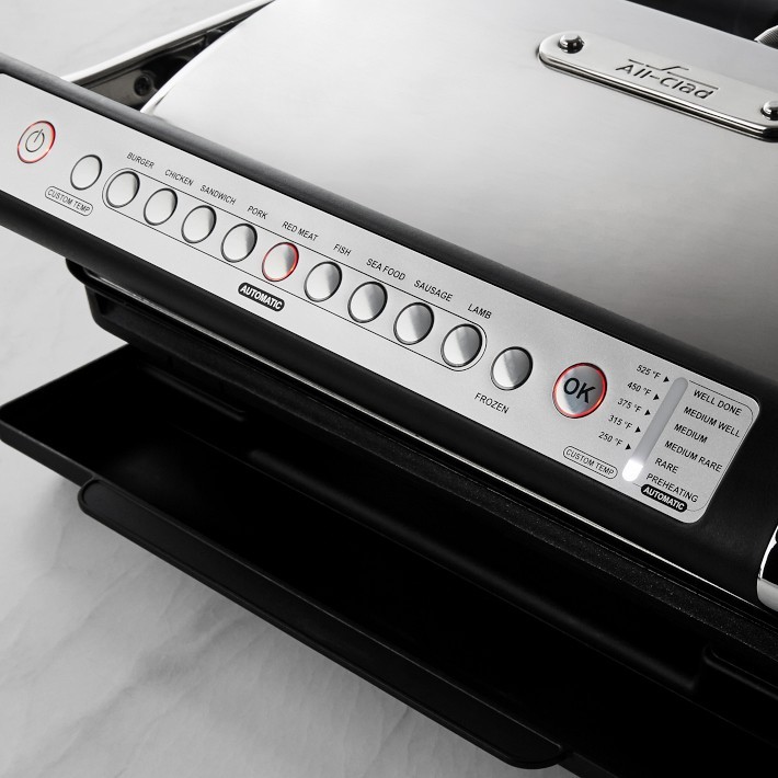 All-Clad 5-Level Indoor Electric Grill with AutoSense, XL-Williams Sonoma|44879