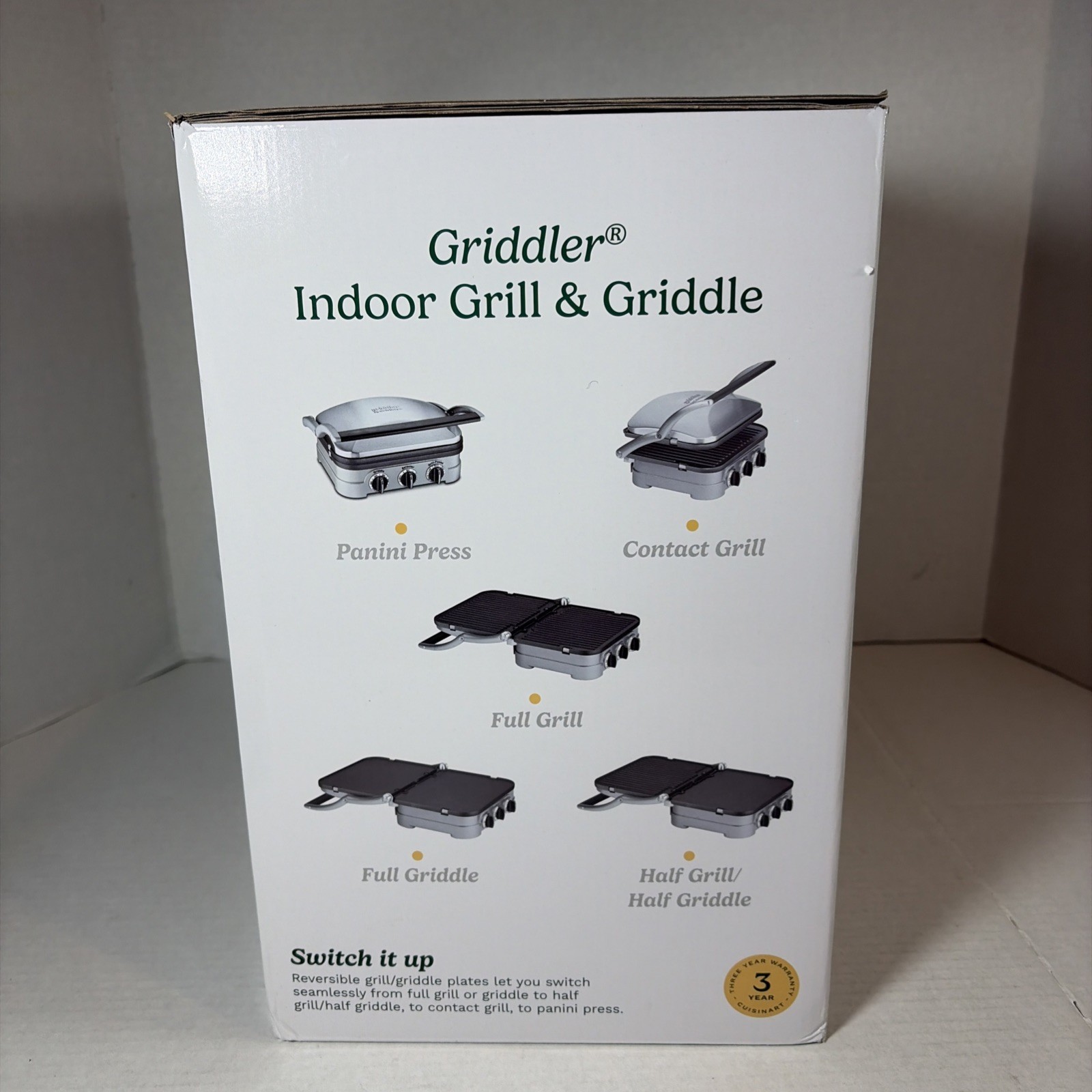 Cuisinart Griddler Indoor Grill & Griddle 5-in-1
