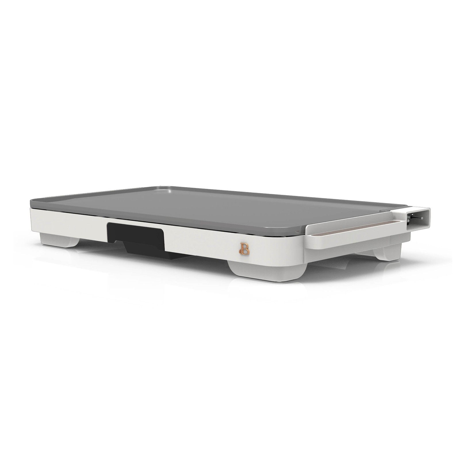 Beautiful XL Electric Griddle 12″ x 22,” Non-stick, White Icing by Drew Barrymor
