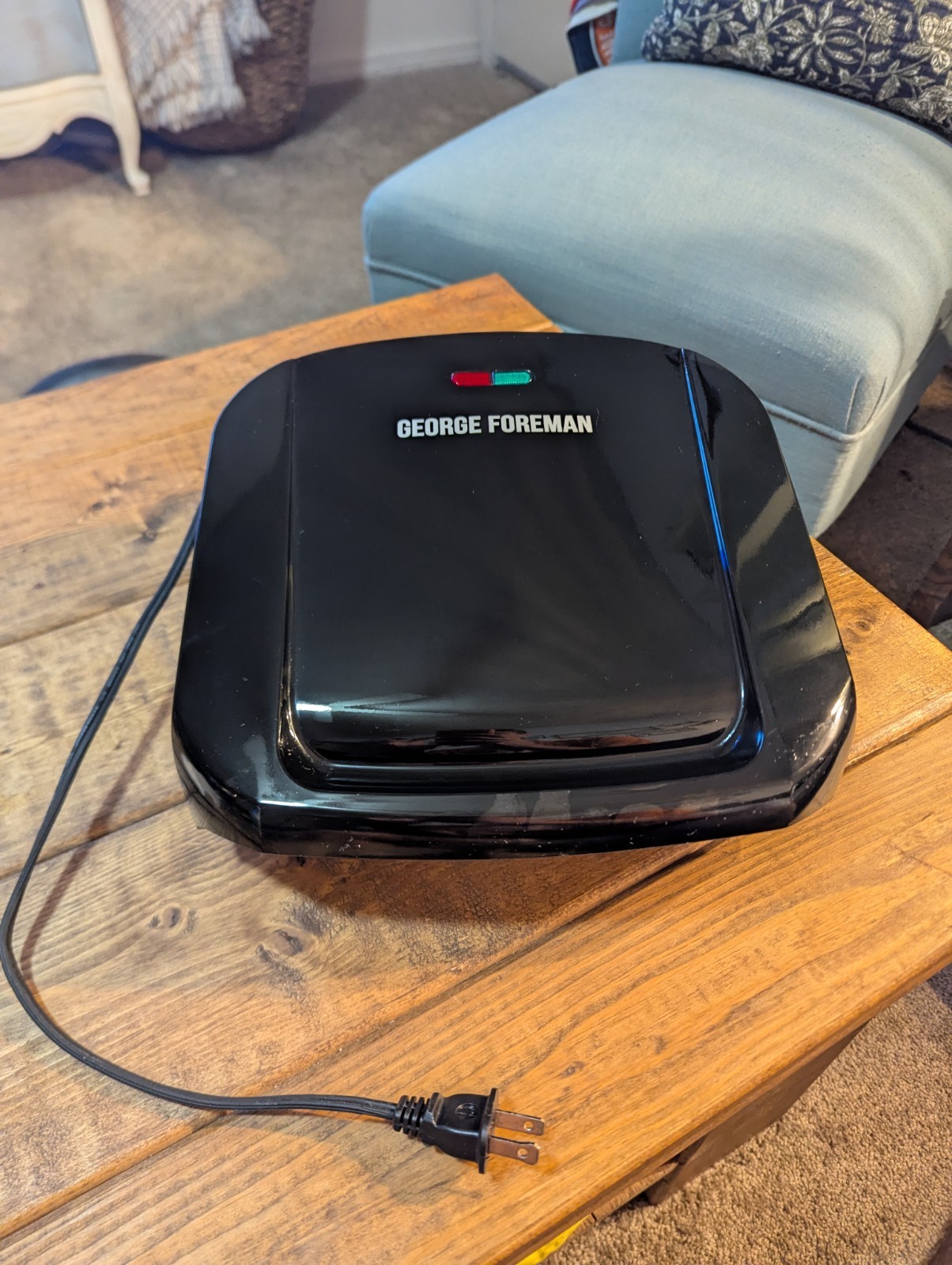 George Foreman GRP1060B 4 Serving Removable Plate Grill – Black